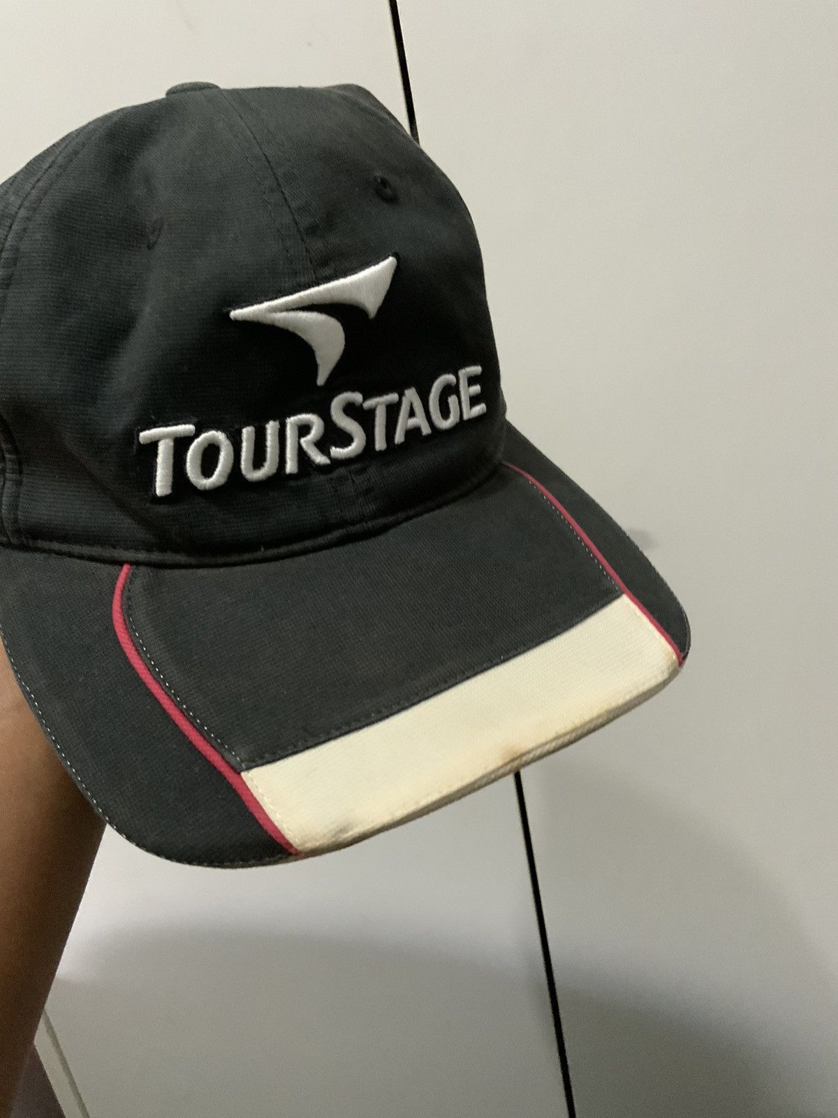 Hat Club Tour Stage Embroidery Black Golf Hat Size ONE SIZE - 12 Thumbnail