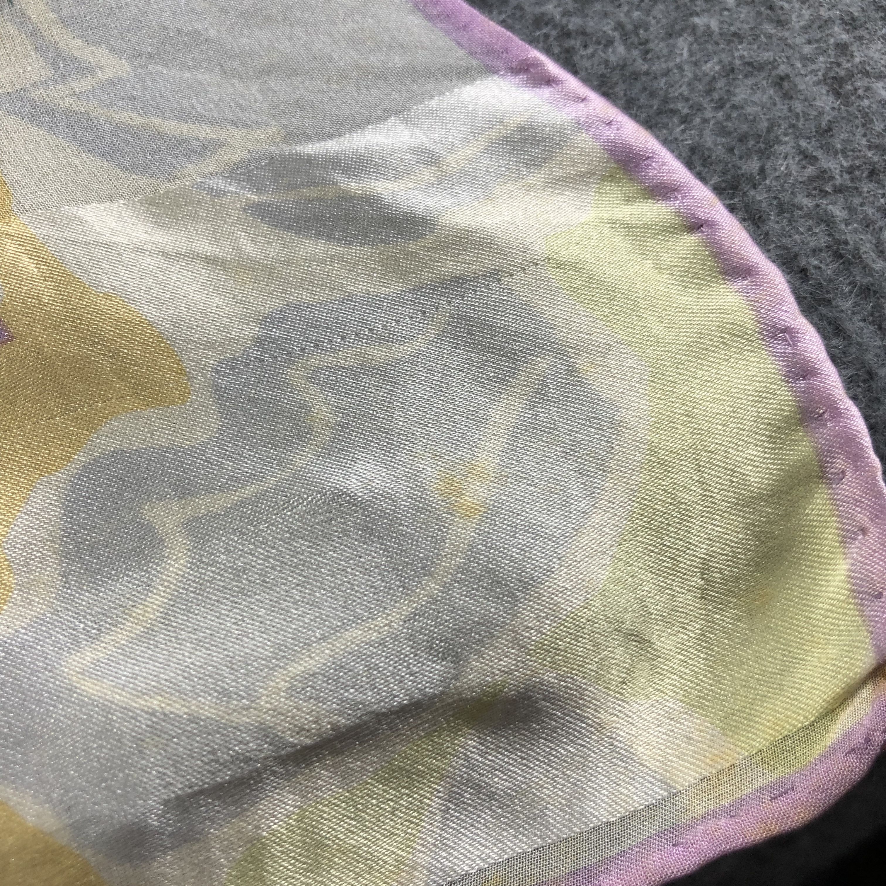 Pierre Balmain Vintage Pierre Balmain Floral Silk Scarf M495 Size ONE SIZE - 6 Thumbnail