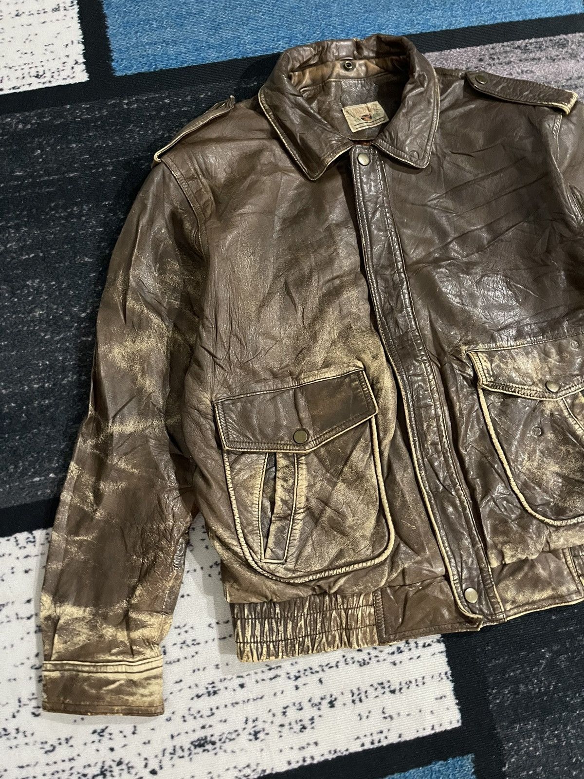 Vintage Vintage Val’dor C.M Company Sheep Leather Jacket Size US L / EU 52-54 / 3 - 4 Thumbnail