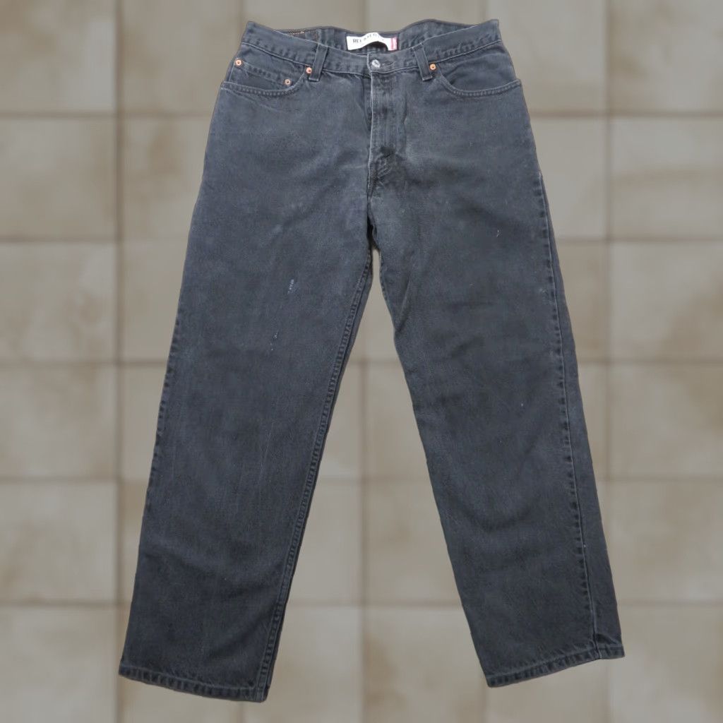 Levi's VINTAGE Levi's 550 Jeans Denim Blue 34x29 Slim Straight Men Regular Inseam Medium Wash Modern Vintage 90s Mens Size US 34 / EU 50 - 1 Thumbnail