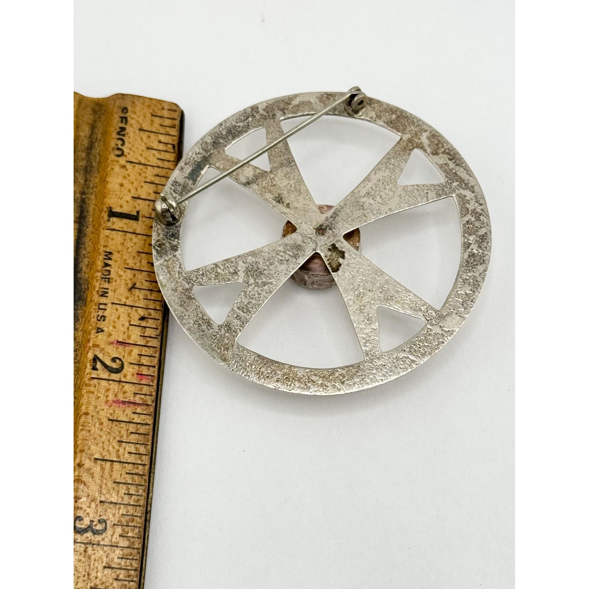 Vintage Vintage rhinestone Maltese cross brooch pin Size ONE SIZE - 5 Thumbnail