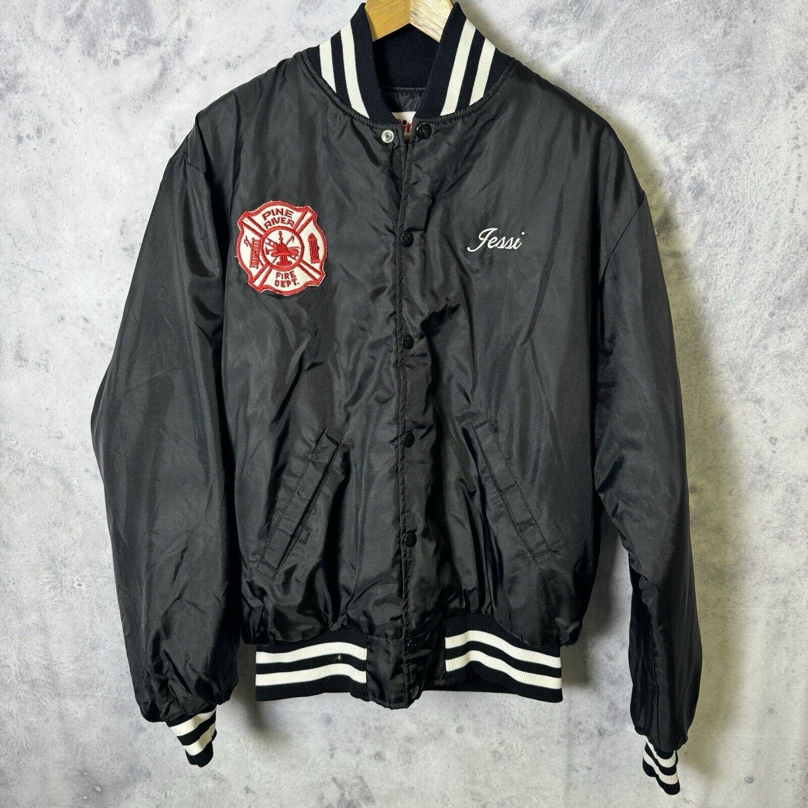 Vintage Vintage Pine River Fire Dept Jacket Mens Medium Birdie Bombe Size US M / EU 48-50 / 2 - 1 Thumbnail