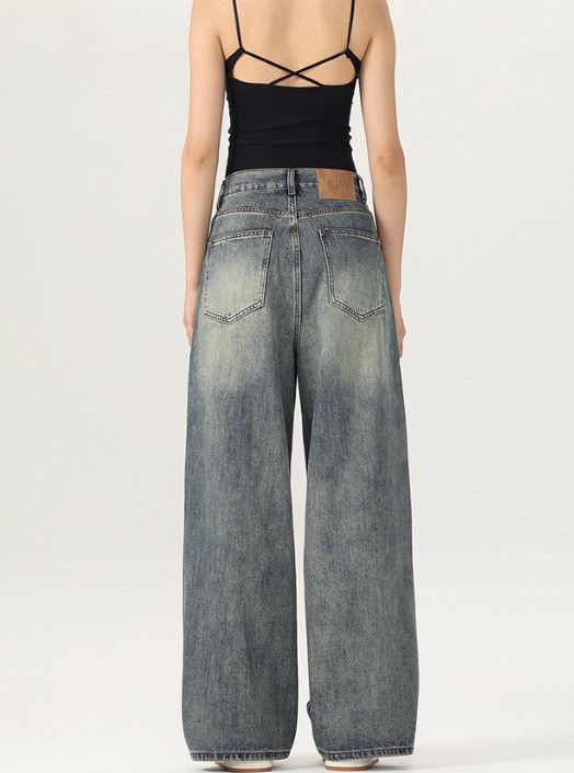 Japanese Brand American men's casual loose straight baggy vintage jeans Size US 32 / EU 48 - 5 Thumbnail