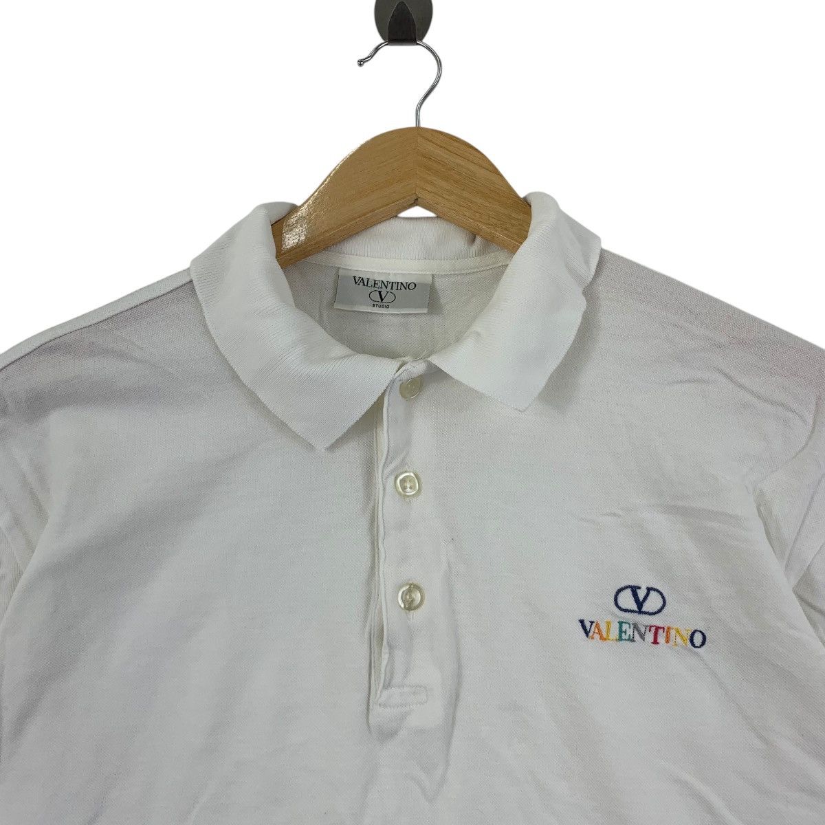 Valentino Vintage VALENTINO ITALY STUDIO Collection Polo Tee Shirt Size US M / EU 48-50 / 2 - 5 Thumbnail