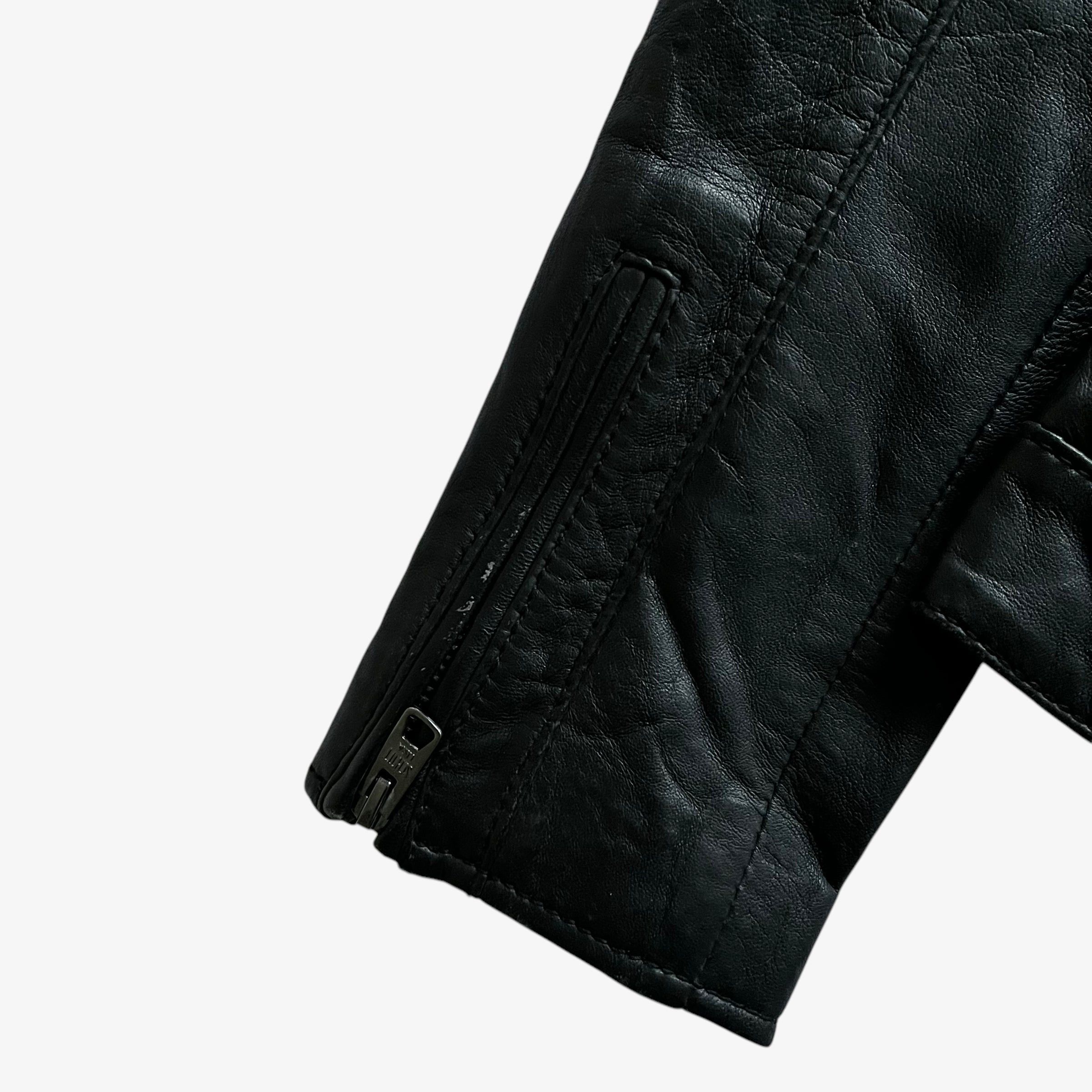 Schott Vintage 90s Women's Schott Perfecto Leather Biker Jacket Size S / US 4 / IT 40 - 7 Thumbnail