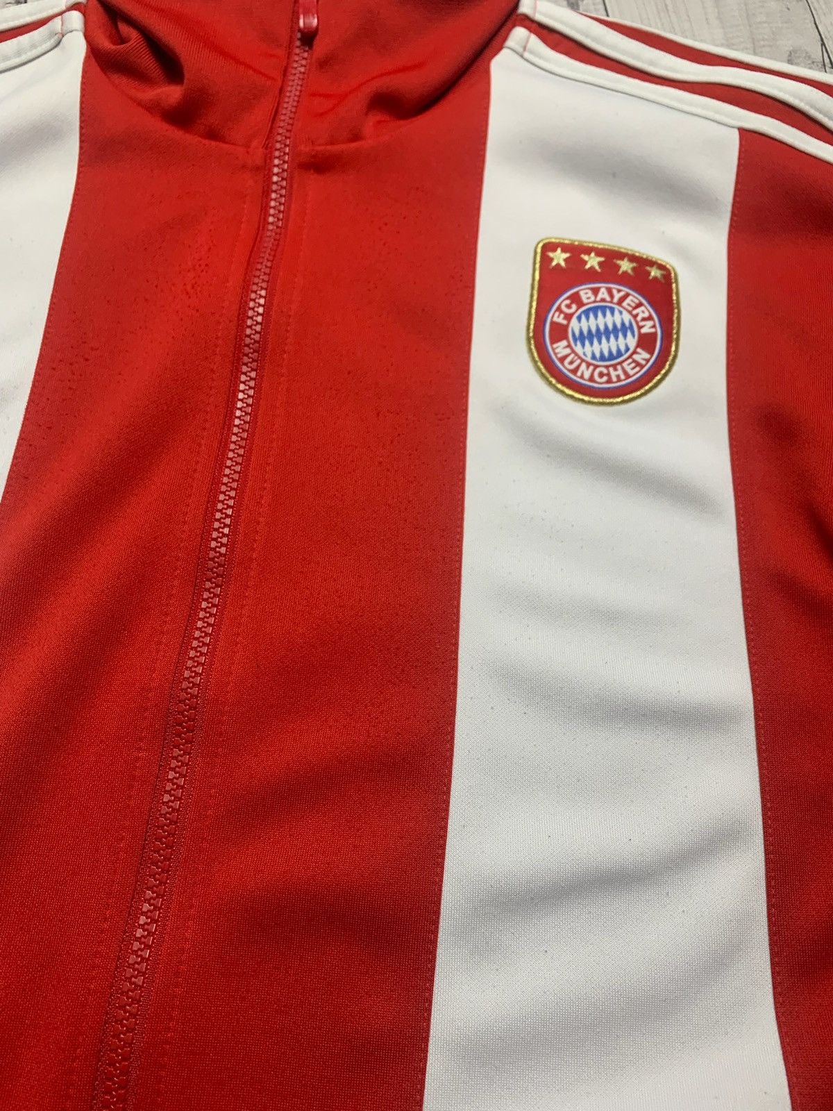 Adidas × Vintage Vintage adidas Bayern Munich soccer jacket size L rare Size US L / EU 52-54 / 3 - 5 Thumbnail