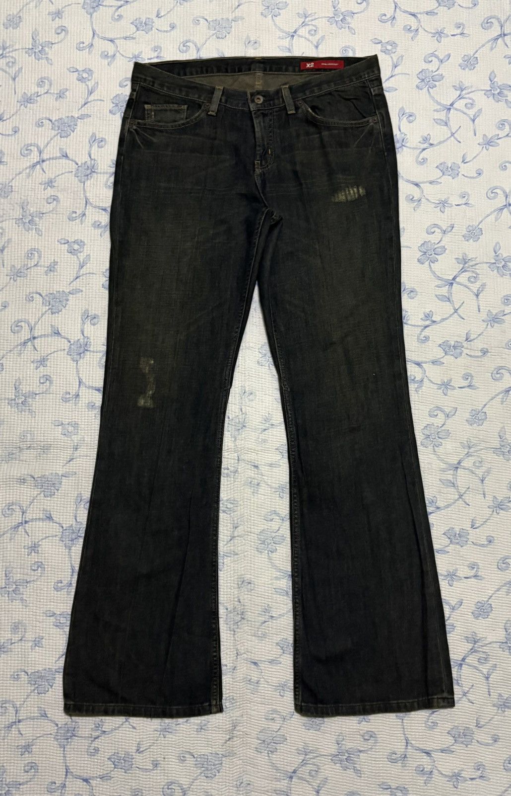 X2 X2 Denim Laboratory Streetwear Flared Denim Size US 34 / EU 50 - 1 Thumbnail