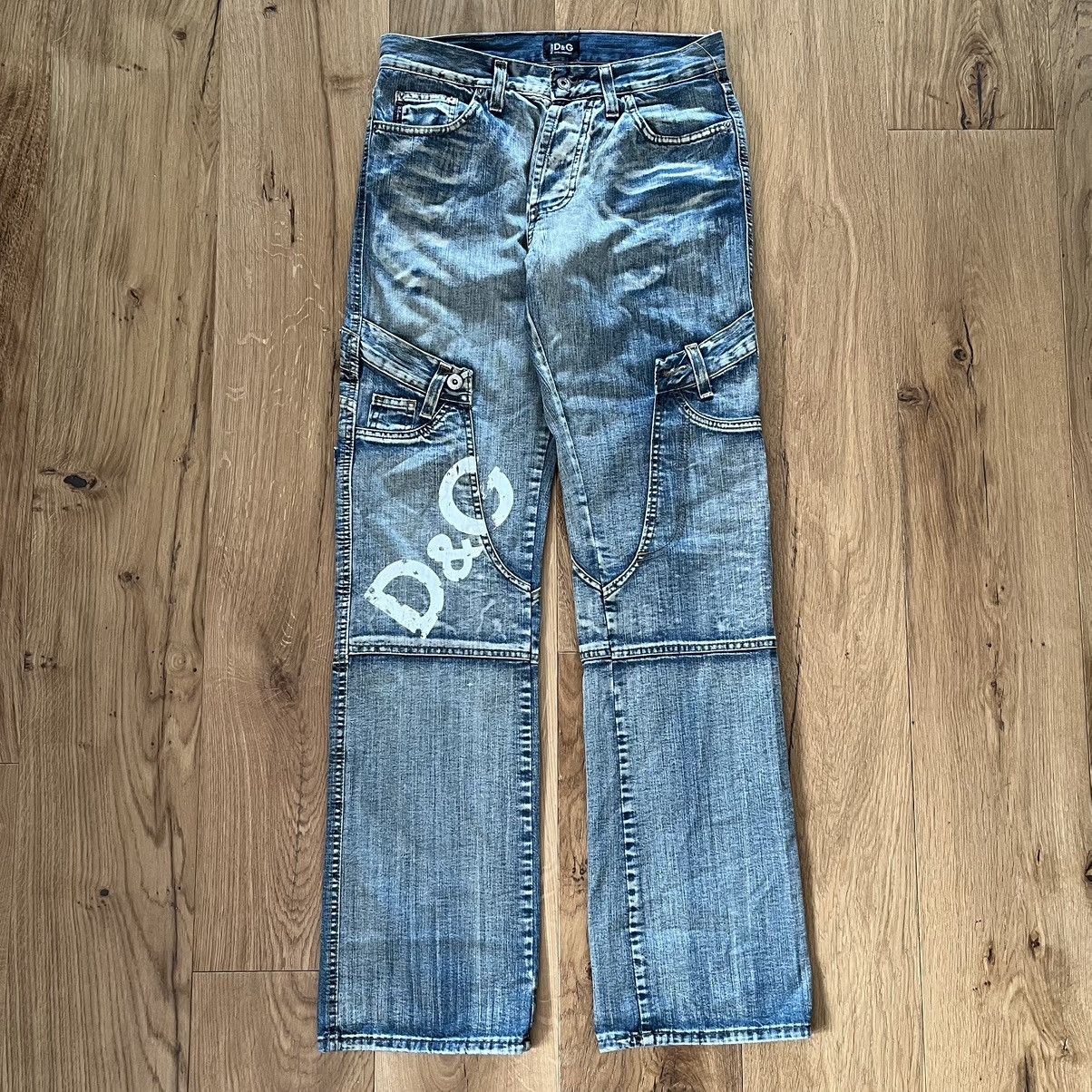 Dolce & Gabbana Dolce & Gabbana 2000s Reconstructed Cargo Jeans Size US 30 / EU 46 - 1 Thumbnail
