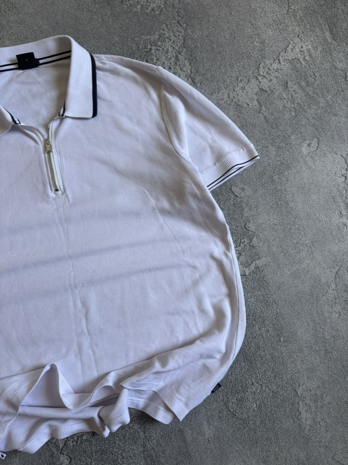 Hugo Boss Hugo Boss XL zip polo tee T-shirts casual old money Size US XL / EU 56 / 4 - 3 Thumbnail