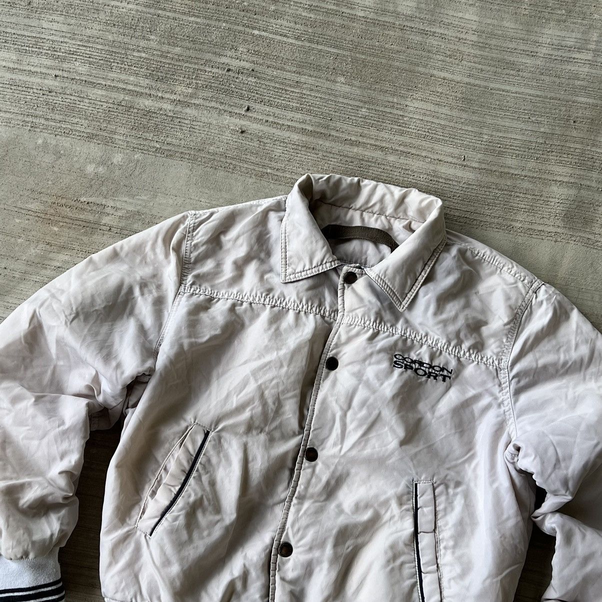 Vintage Gordon Premium Big Logo Vintage Sport Bomber Jaclet Size US L / EU 52-54 / 3 - 3 Thumbnail
