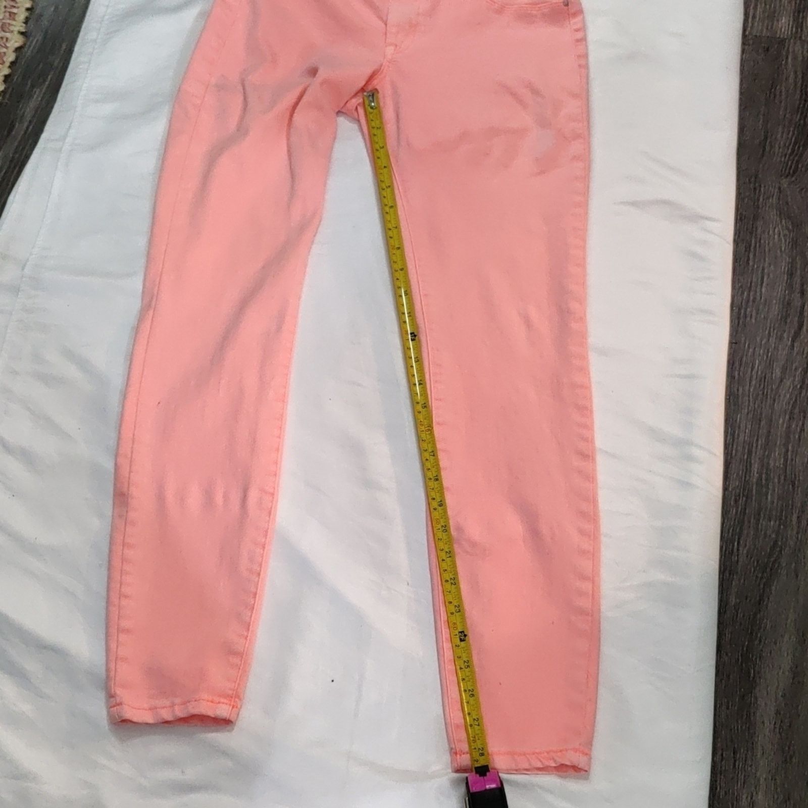 BLANKNYC Blank NYC Peach Low Rise Flat Front Jeans 29 Size 29" - 3 Thumbnail