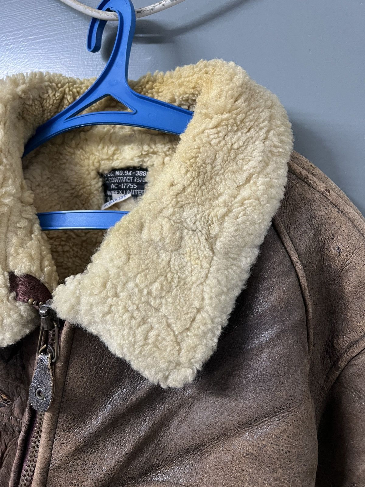 Vintage AVIREX B6 SHREPA SHIP SKIN JACKET Size US L / EU 52-54 / 3 - 9 Thumbnail