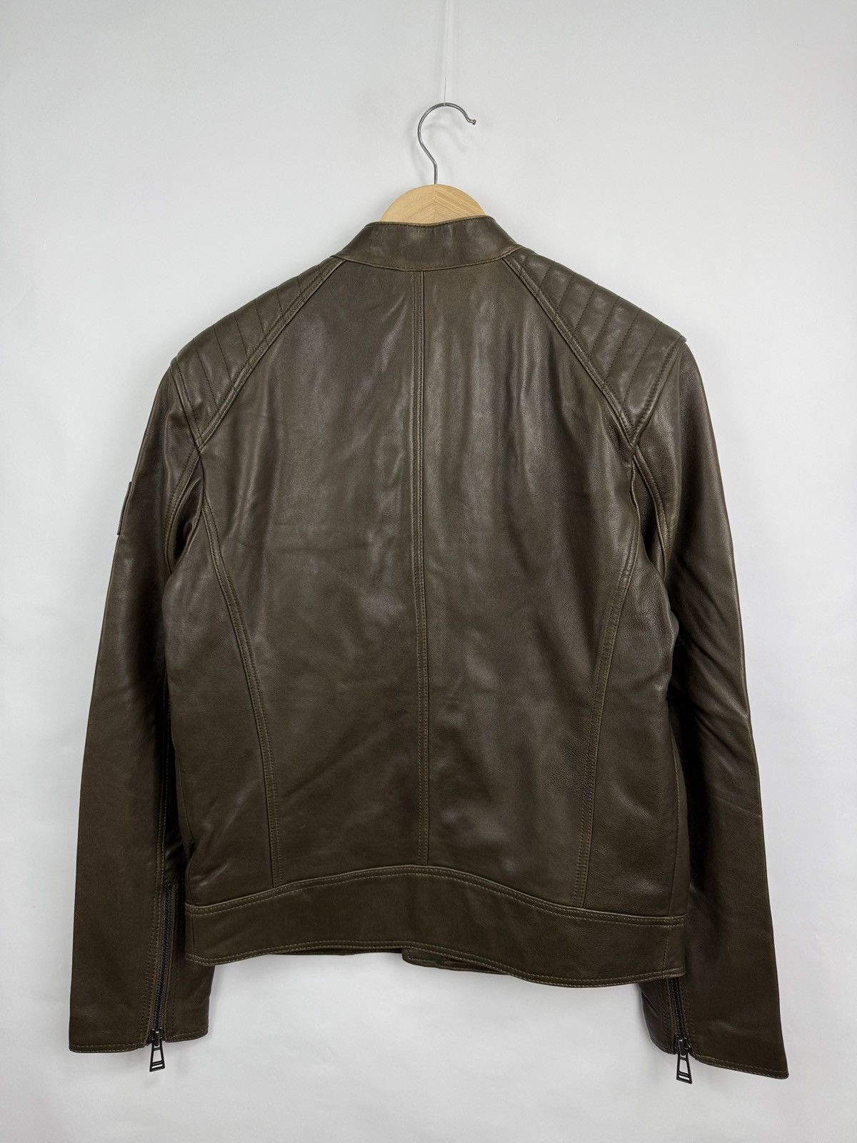 Belstaff ❗️NEW 🇬🇧 Belstaff Sheep Leather Jacket 100038 V Racer Size US M / EU 48-50 / 2 - 15 Thumbnail