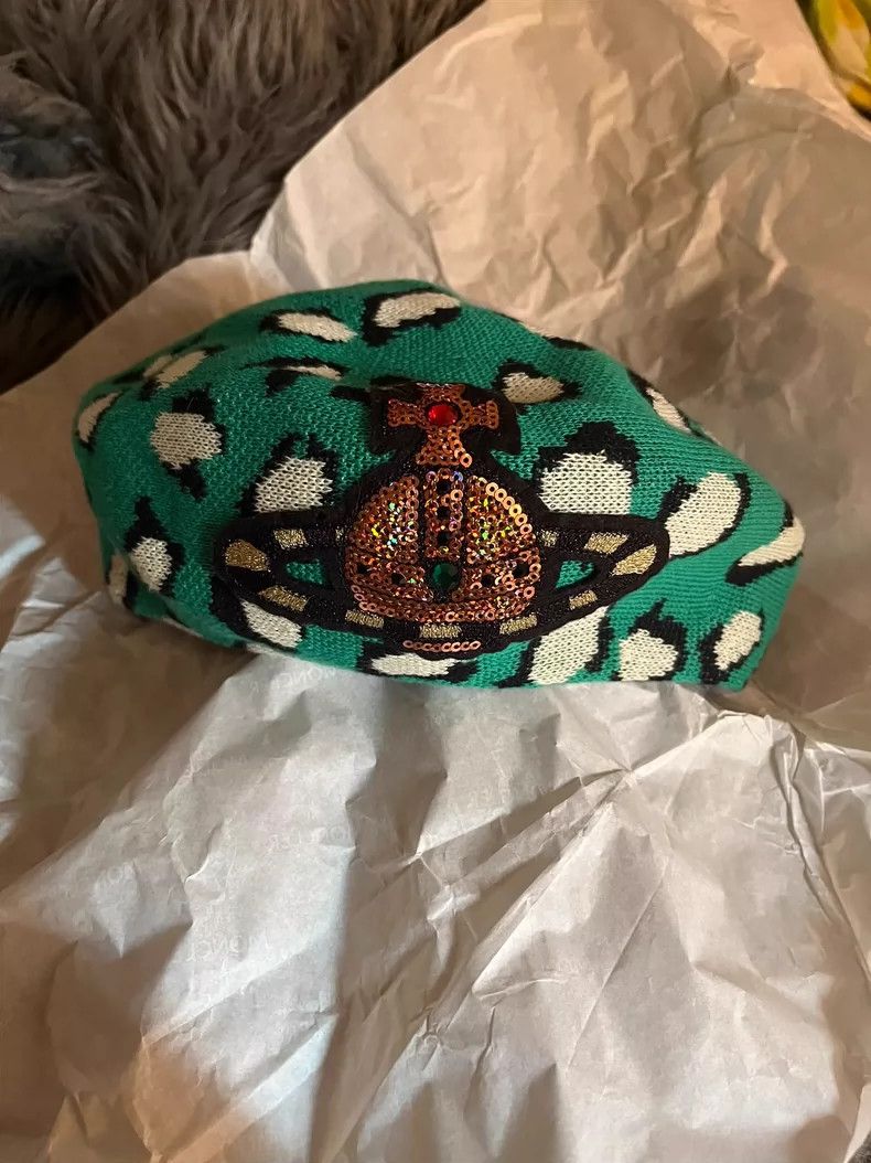 Vivienne Westwood Vivienne Westwood Saturn leopard print hat Size ONE SIZE - 1 Thumbnail