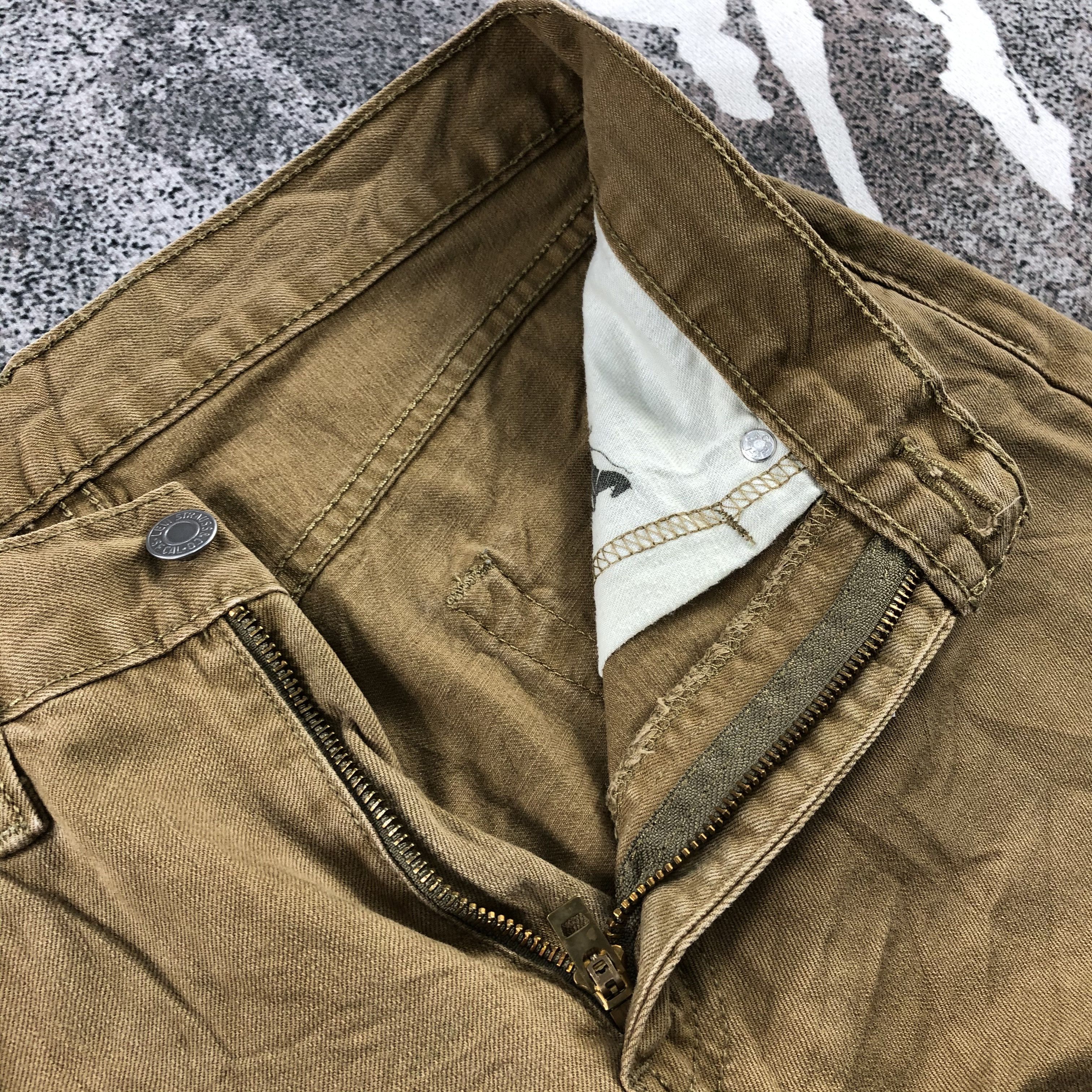 Levi's Vintage Levi's 505 Jeans White Tab Denim KJ970 Size US 31 - 8 Thumbnail