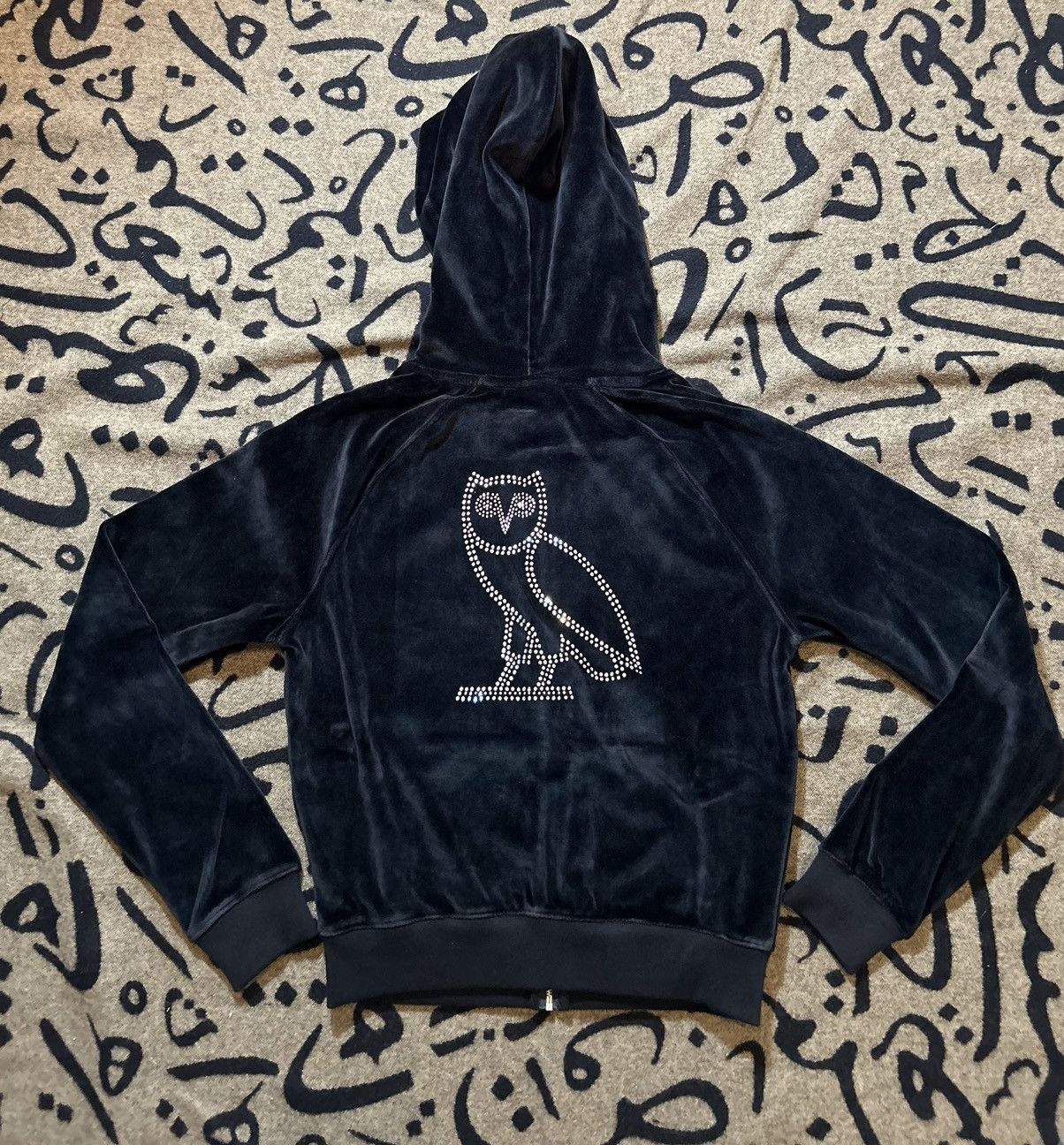 October's Very Own OVO Velour Crystal Owl Tracksuit Size S / US 4 / IT 40 - 4 Thumbnail