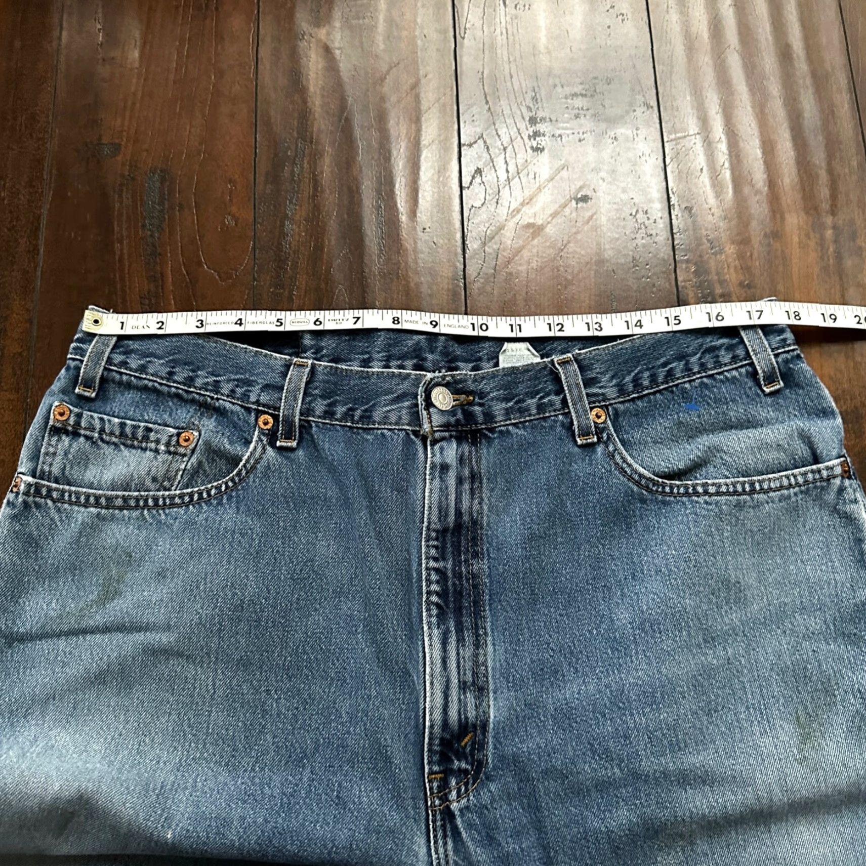 Levi's VINTAGE Levi's 505 Jeans Straight Mens 40x30 Blue Denim 90s 80s 90s Comfort jeans USA Leather tag? Wait. Size US 40 / EU 56 - 6 Thumbnail
