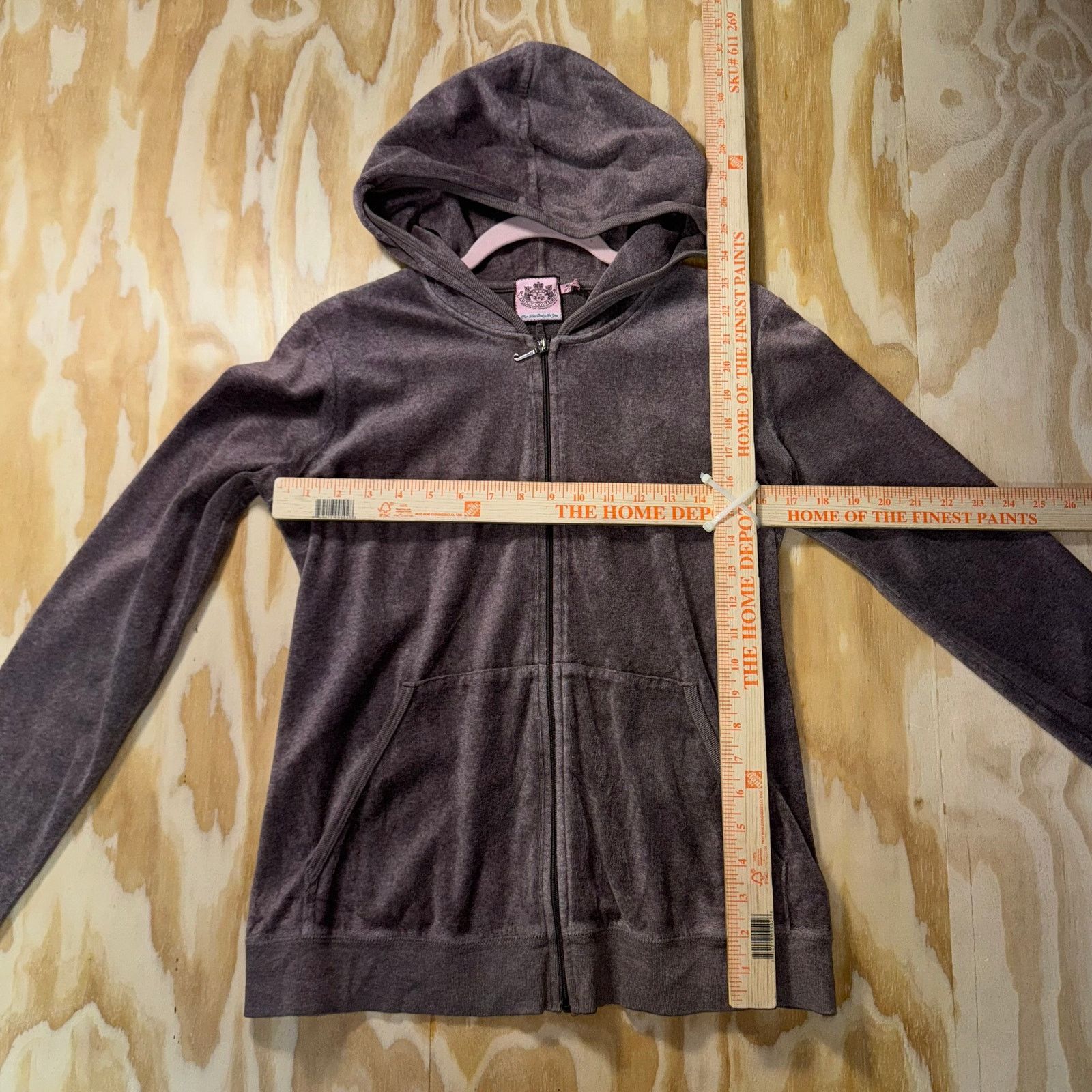 Juicy Couture Vintage Y2K juicy couture velour Terry cloth 00s zip hoodie Size L / US 10 / IT 46 - 4 Thumbnail