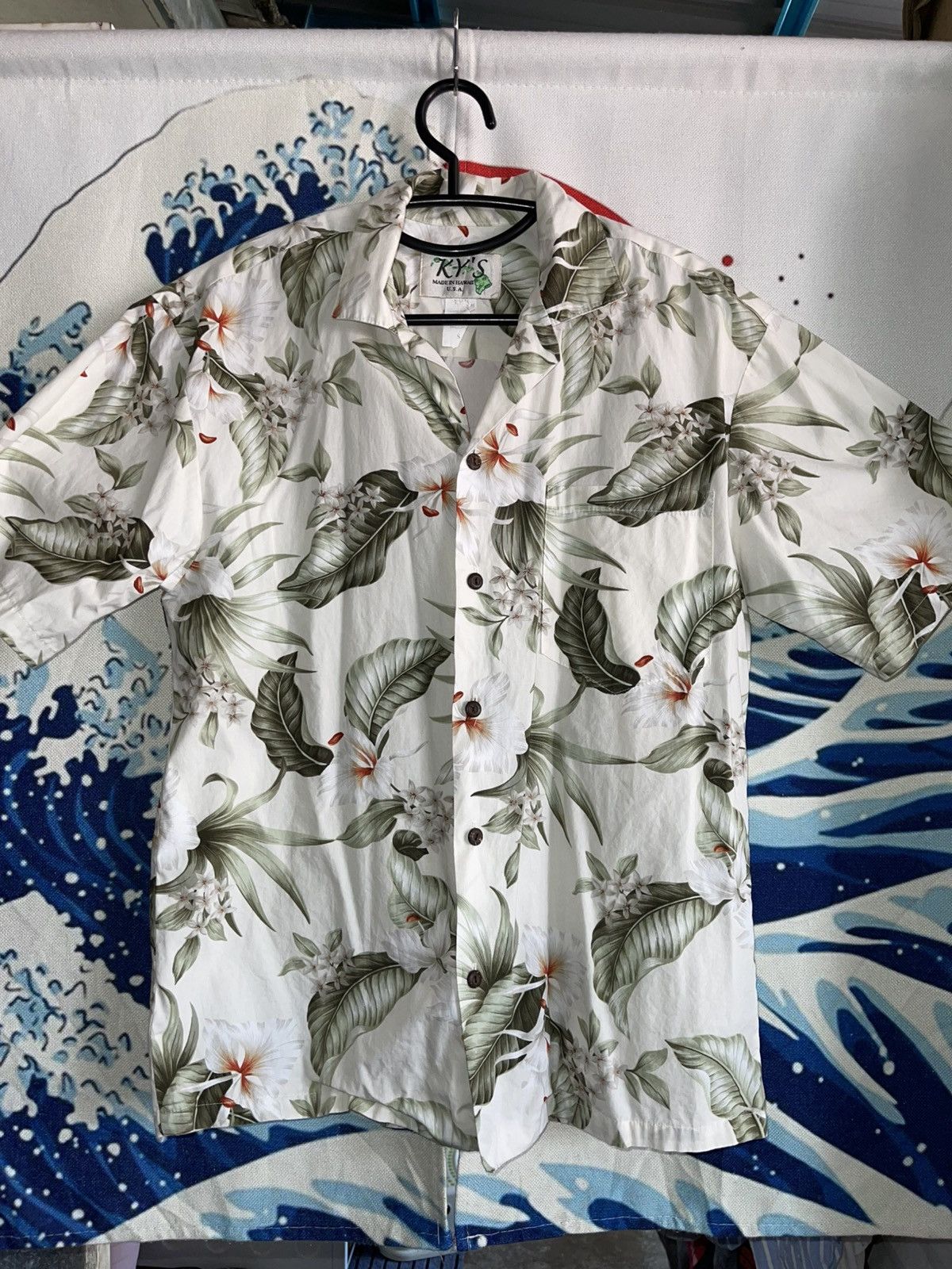 Vintage KY’s VINTAGE HAWAIIAN SHIRT WHITE S Size US S / EU 44-46 / 1 - 1 Thumbnail