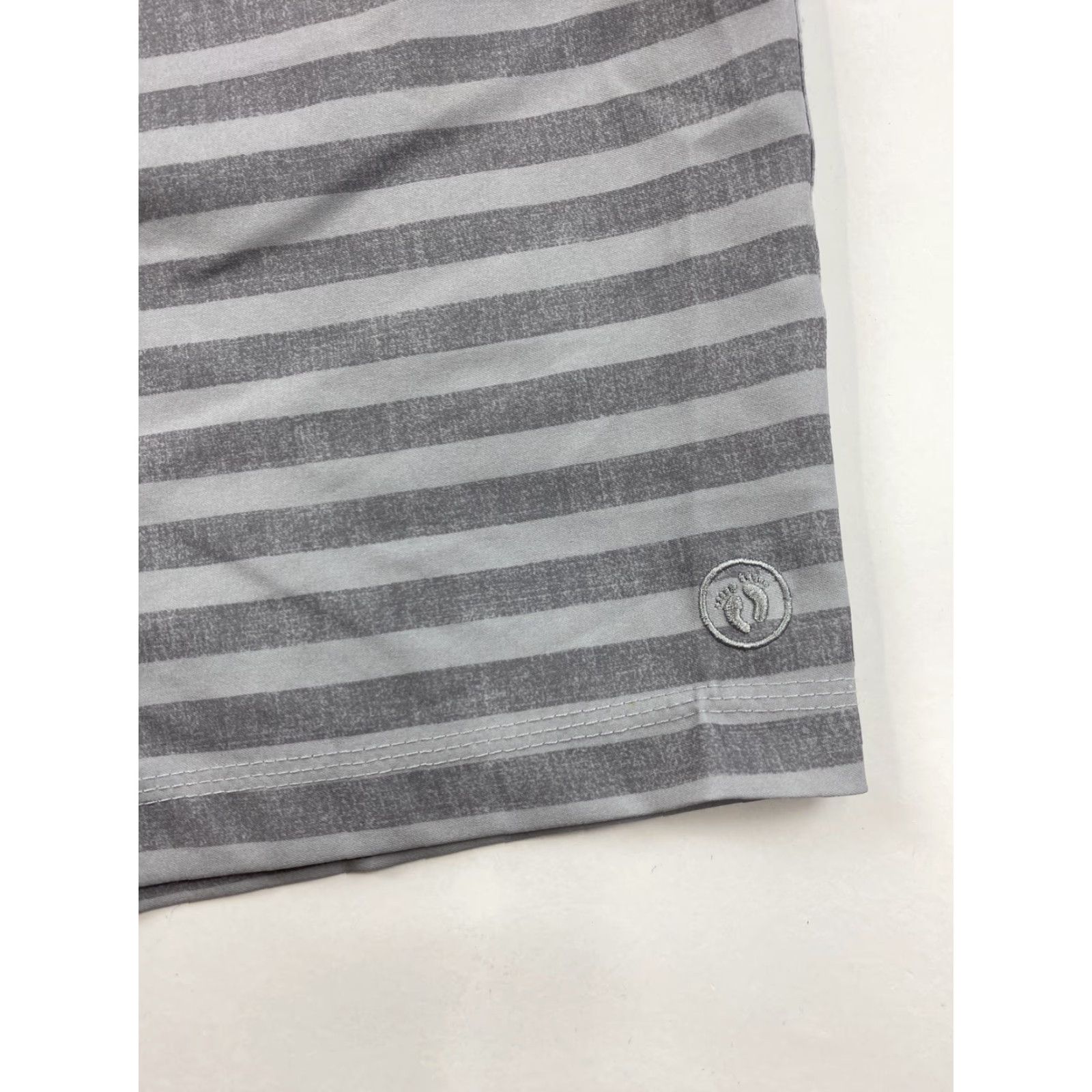 Hang Ten Hang Ten Shorts Bermuda Men 34 Gray Striped Pockets Casual Regular Front Flat Front Size US 34 / EU 50 - 2 Thumbnail