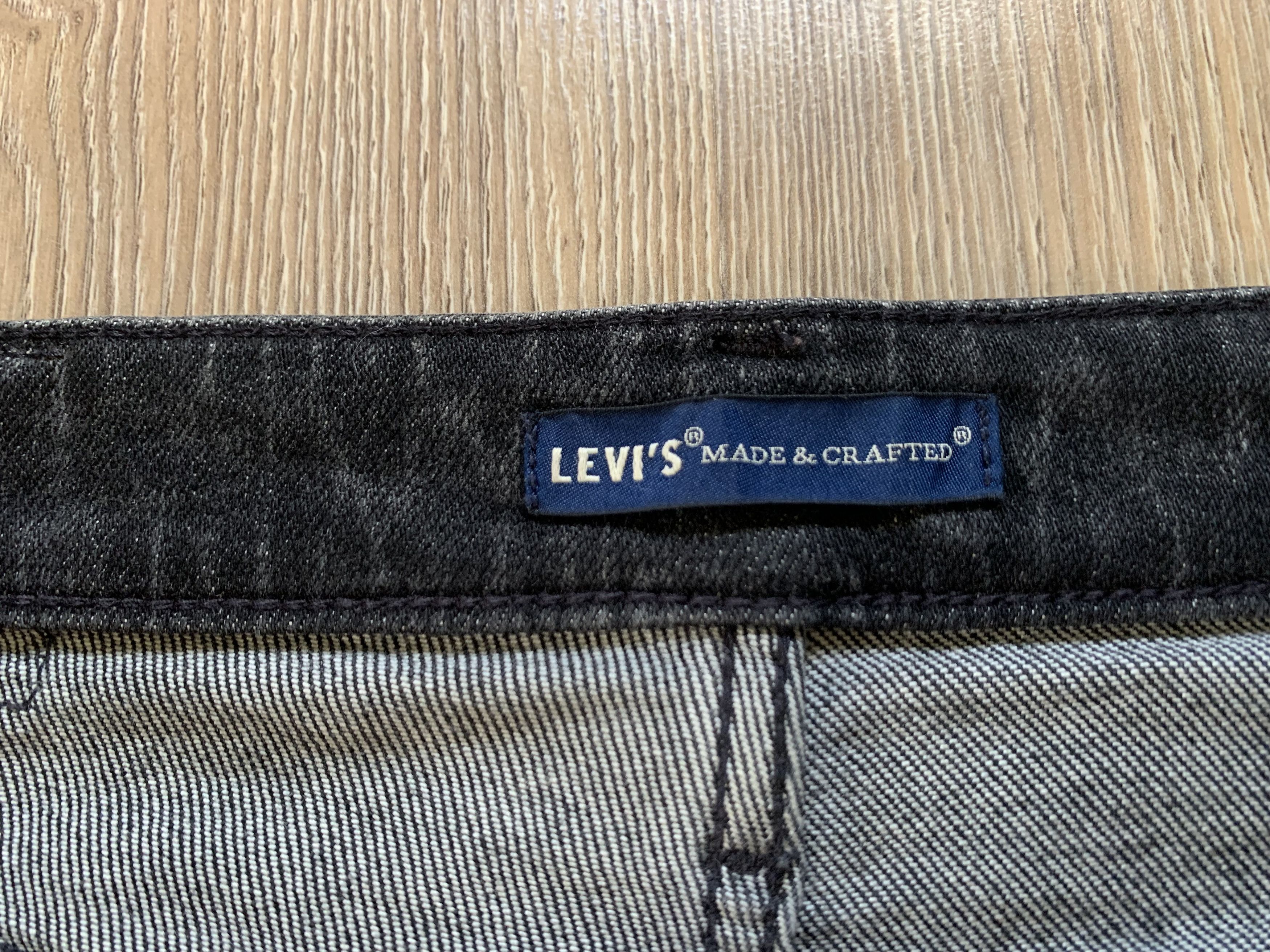 Levi's Levi's Made & Crafted Needle Narrow Dark Grey Jeans Size US 30 / EU 46 - 8 Thumbnail