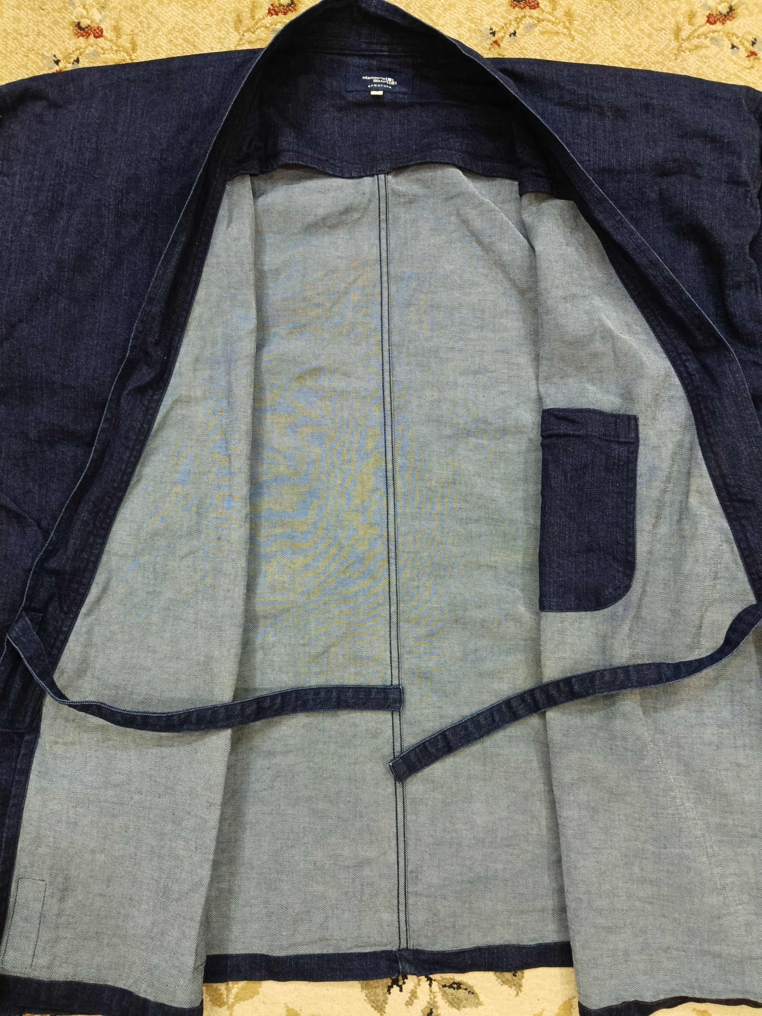 Kaihara Denim × Kamakura Maker's Shirt x Kaihara Denim Size US L / EU 52-54 / 3 - 7 Thumbnail