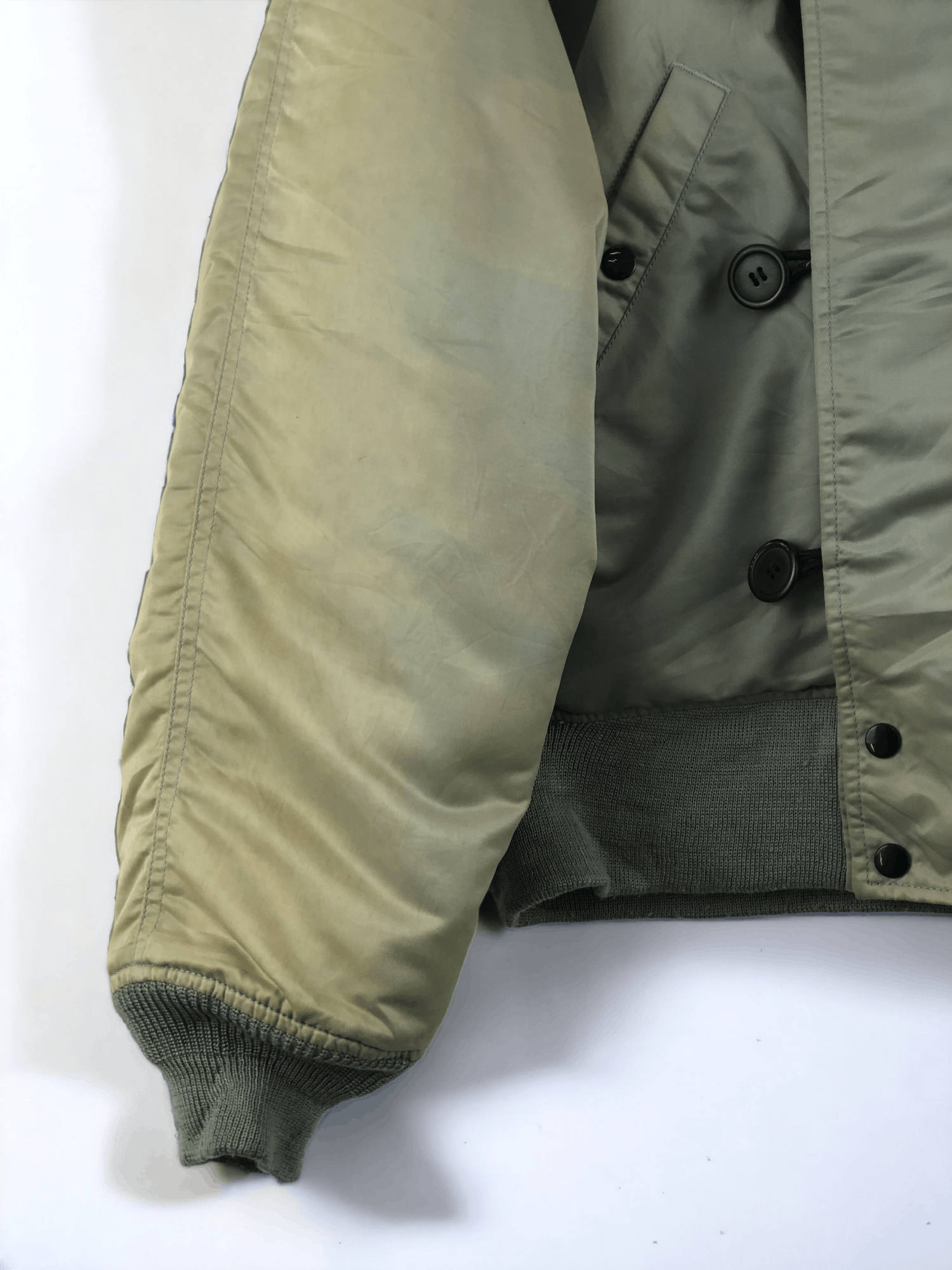 Japanese Brand Vintage N2B No Zipper Elongated Sleeve Bomber Jacket JA0001 Size US XL / EU 56 / 4 - 10 Thumbnail
