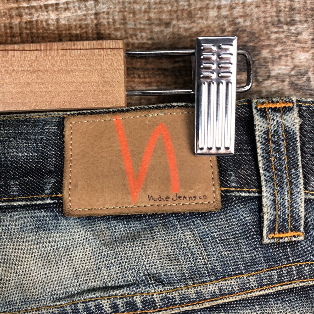 Nudie Jeans DL Nudie Jeans Blue Distressed Denim Pants #C139 Size US 31 - 18 Thumbnail