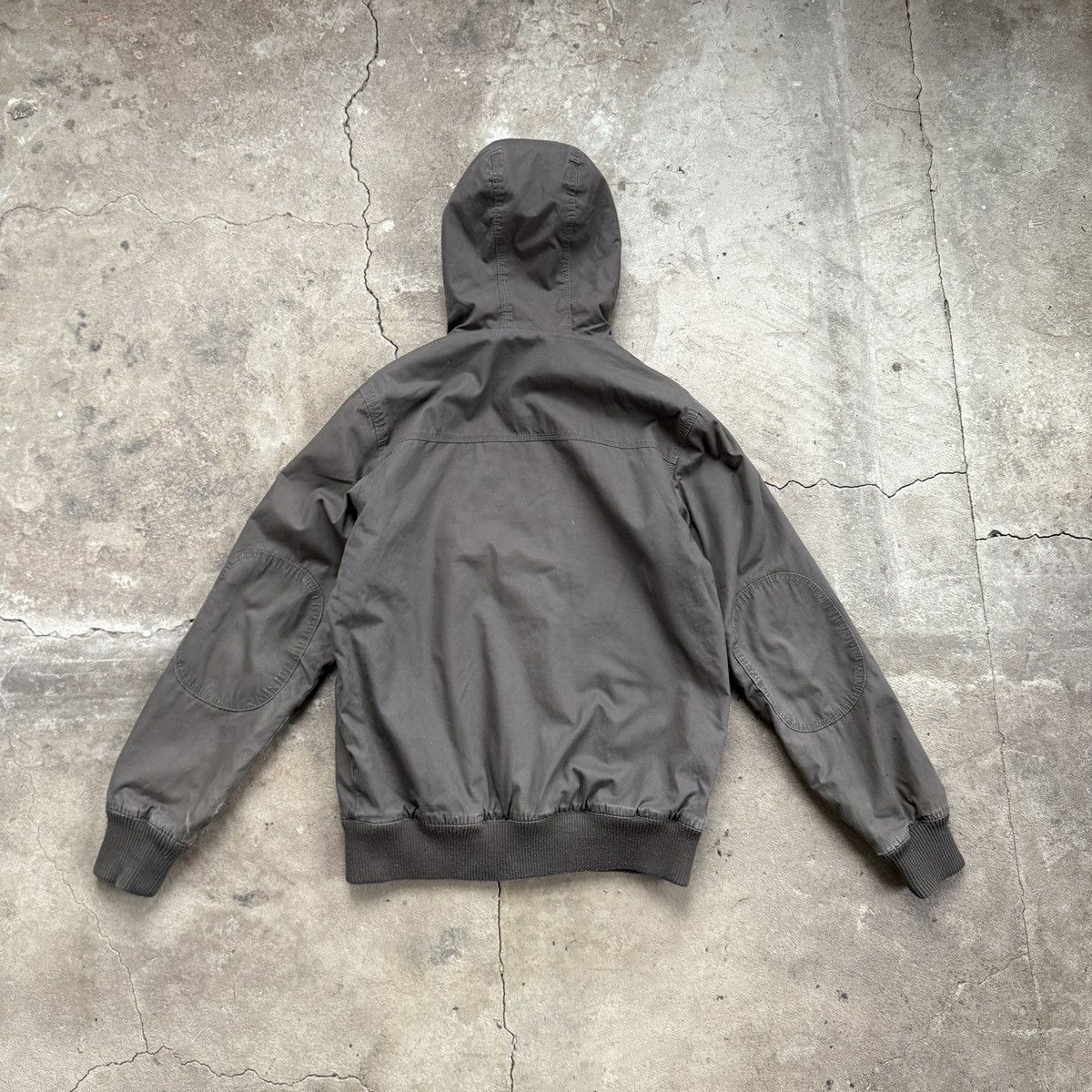 Vintage Vintage Y2K Fishbone Gray Hooded Jacket Size US S / EU 44-46 / 1 - 2 Thumbnail