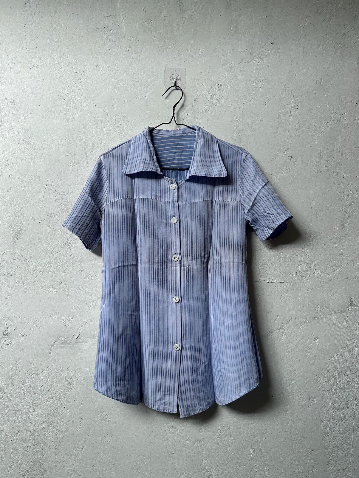 Yohji Yamamoto Sample Y’s Revesible Stripe Shirt Size US S / EU 44-46 / 1 - 2 Thumbnail