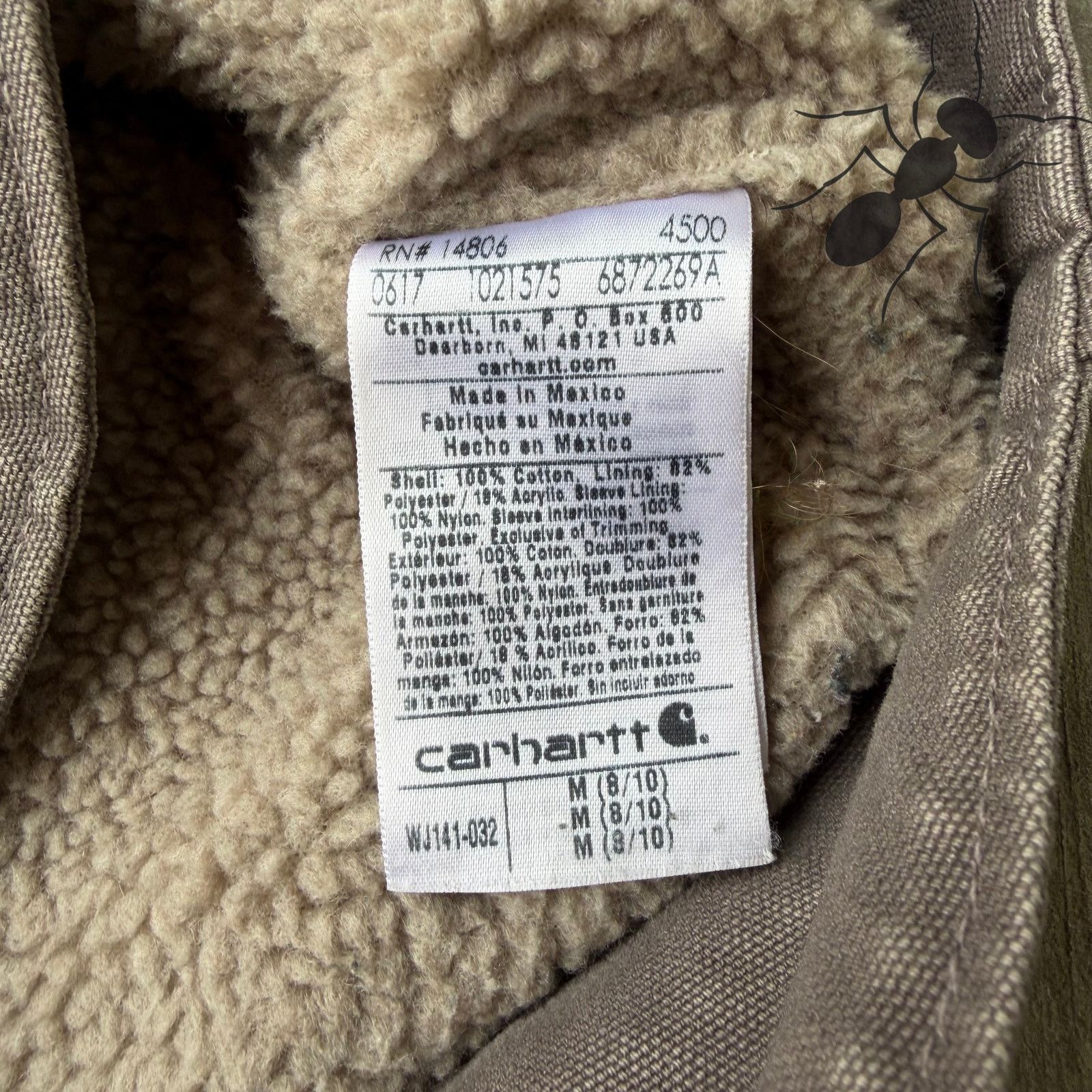 Carhartt × Vintage Carhartt WOMENS WJ141 light brown sierra work wear jacket Size US M / EU 48-50 / 2 - 5 Thumbnail