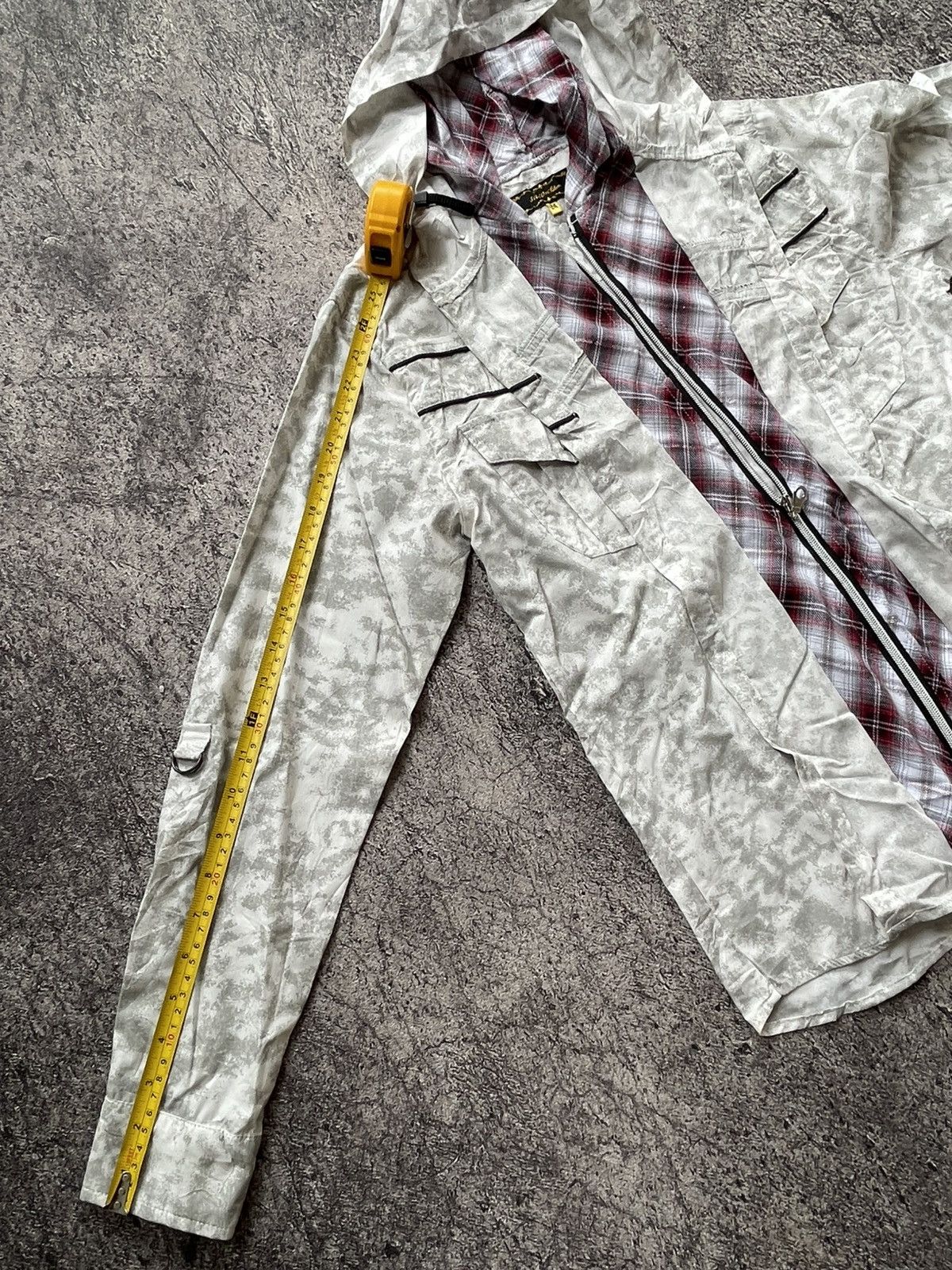 Japanese Brand Y2K 31040 Homme double layer acid wash shirt Size US M / EU 48-50 / 2 - 13 Thumbnail