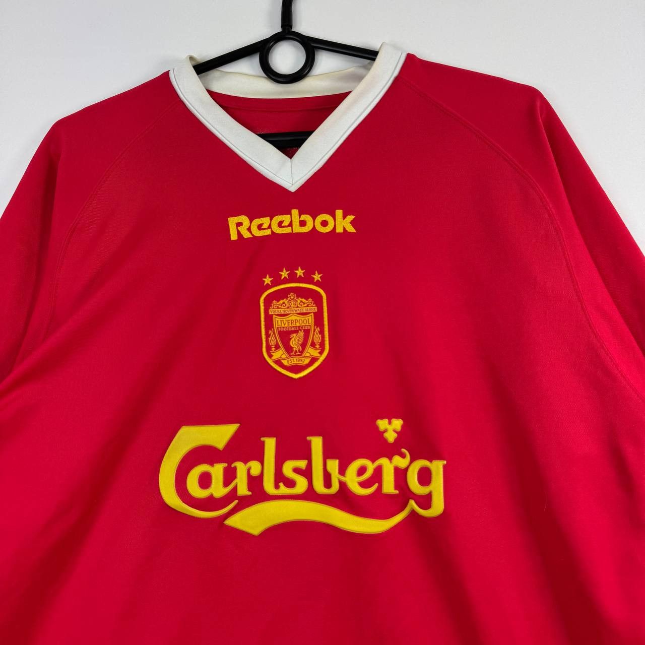 Reebok Liverpool FC Shirt 2001/03 Reebok Jersey Champions League M Size US M / EU 48-50 / 2 - 2 Thumbnail