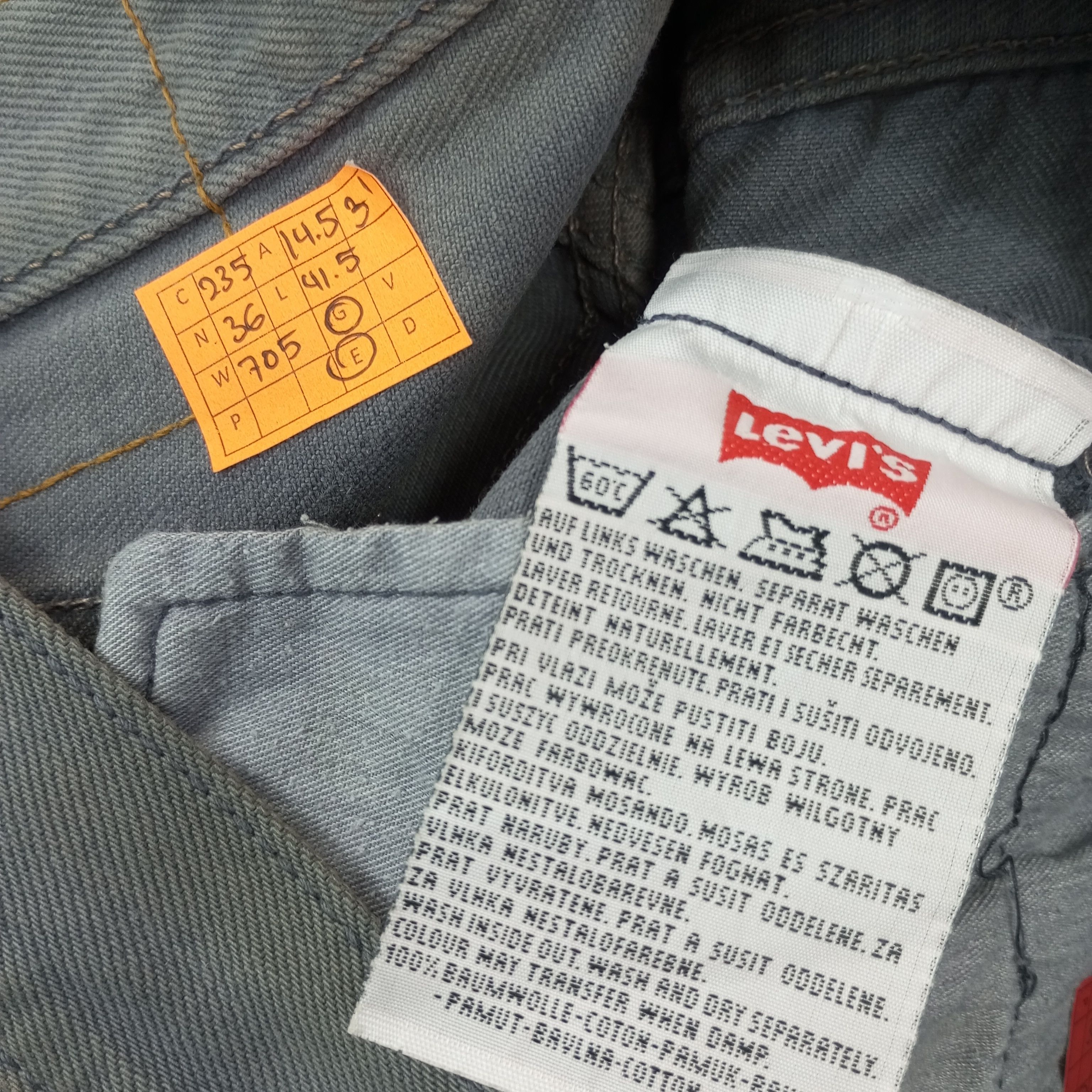Levi's Levis 501 Streetwear Pants c235n36 Size US 29 - 13 Thumbnail