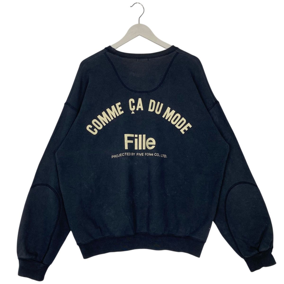 Other Vintage Comme Ca Ism Small Logo Embroidered Crewneck Black Size US L / EU 52-54 / 3 - 6 Thumbnail
