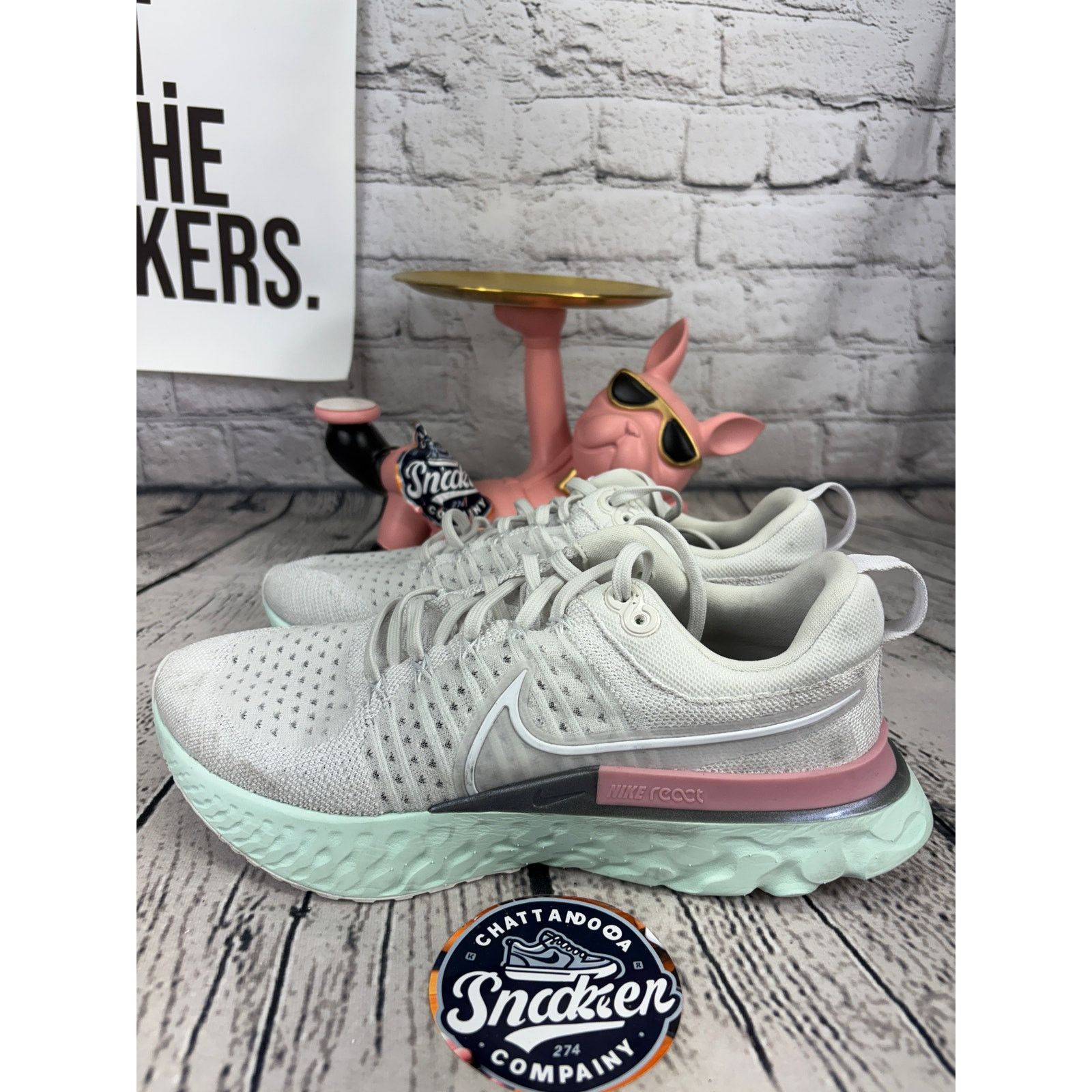 Nike Nike React Infinity Run Flyknit 2 Womens 9.5 Shoes WORN 1X Size US 9.5 / IT 39.5 - 3 Thumbnail