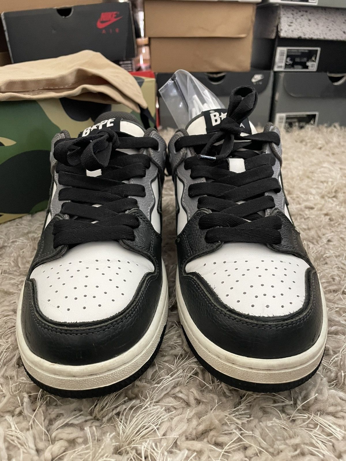 Bape Bape Sk8 Sta #5 M1 Black Size US 9.5 / EU 42-43 - 4 Thumbnail