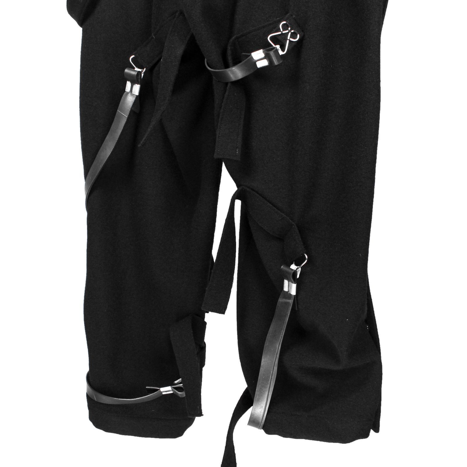 Yohji Yamamoto Yohji Yamamoto Pour Homme - Hook Belt Suspenders Pants Size US 32 / EU 48 - 11 Thumbnail