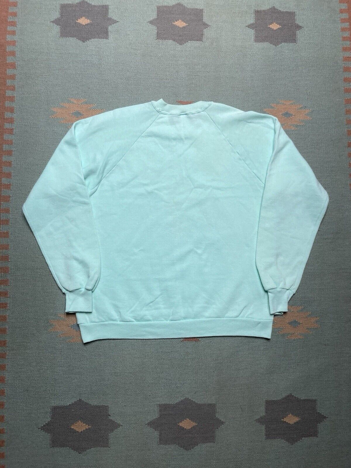 Jerzees × Vintage VTG 80s sweatshirt Jerzees Russell blank light sky blue XL Size US XL / EU 56 / 4 - 5 Thumbnail