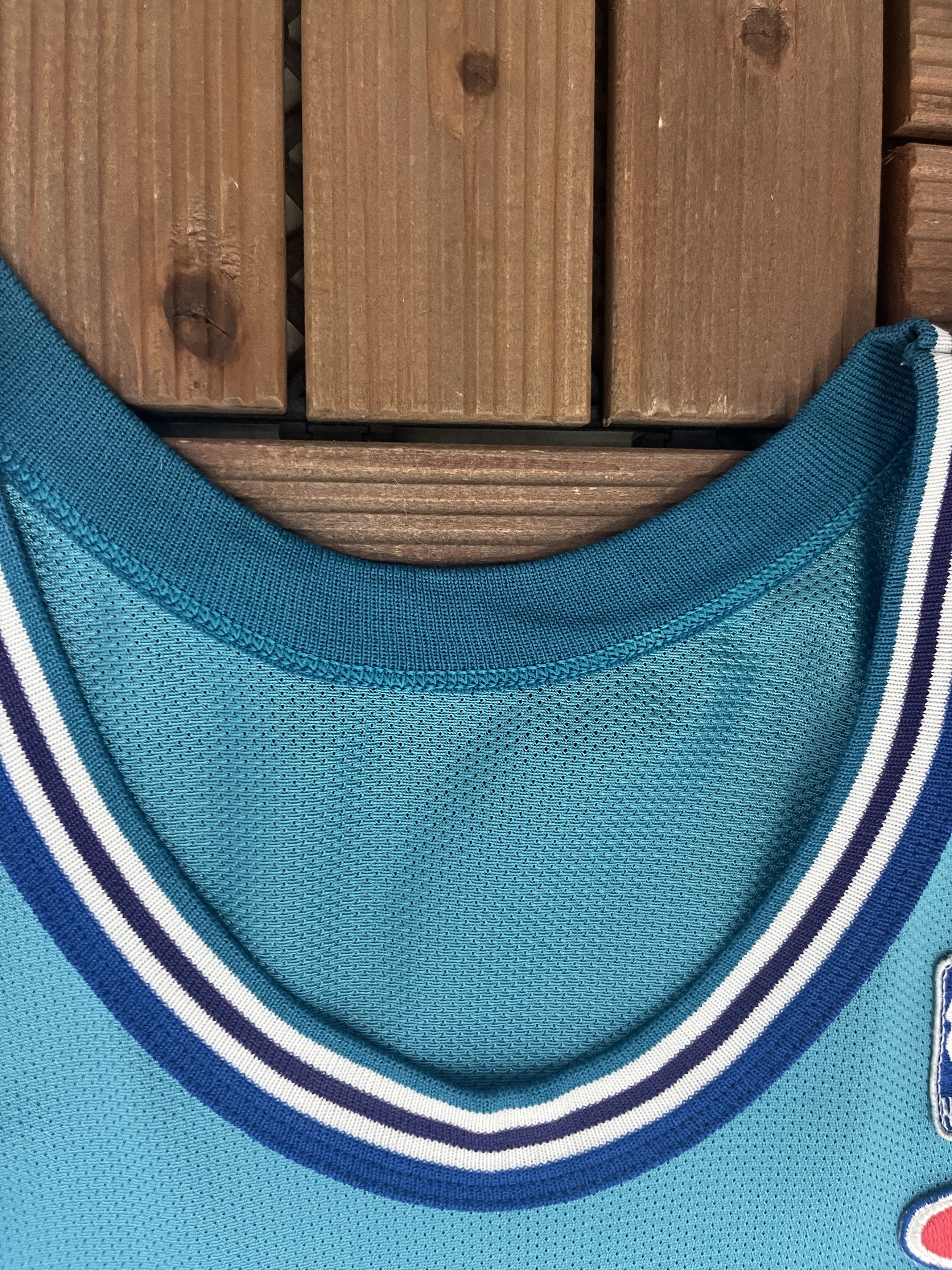 Champion × Vintage Charlotte Hornets Larry Johnson Vintage Champion Jersey Size US L / EU 52-54 / 3 - 6 Thumbnail