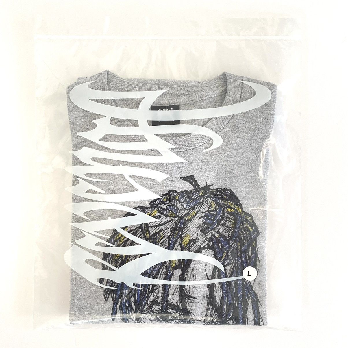 999 Club × Revenge Revenge x Juice WRLD Sketch T-Shirt Grey