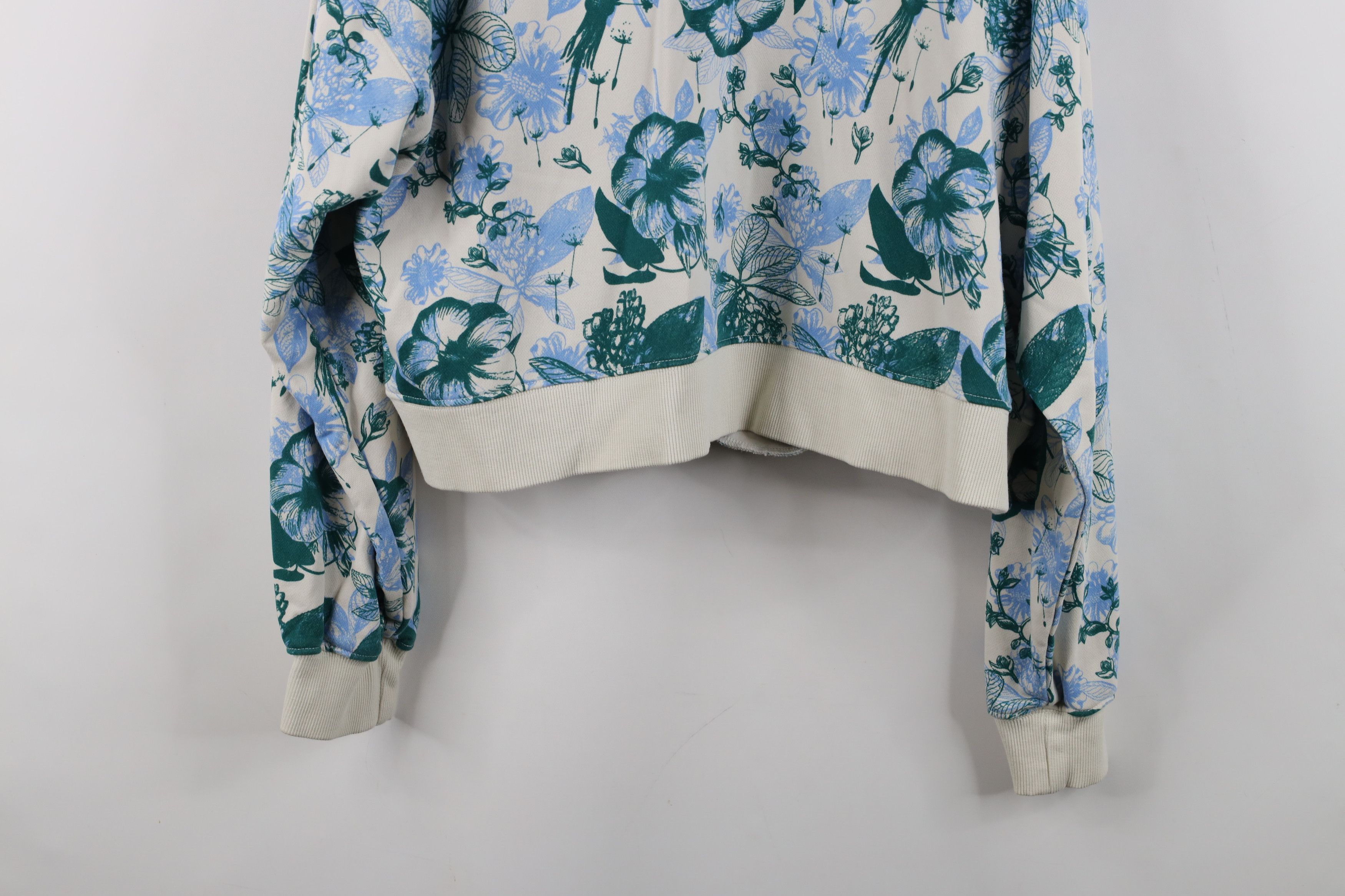 Fabletics Fabletics All Over Print Cropped Half Zip Terry Sweatshirt Size L / US 10 / IT 46 - 13 Thumbnail