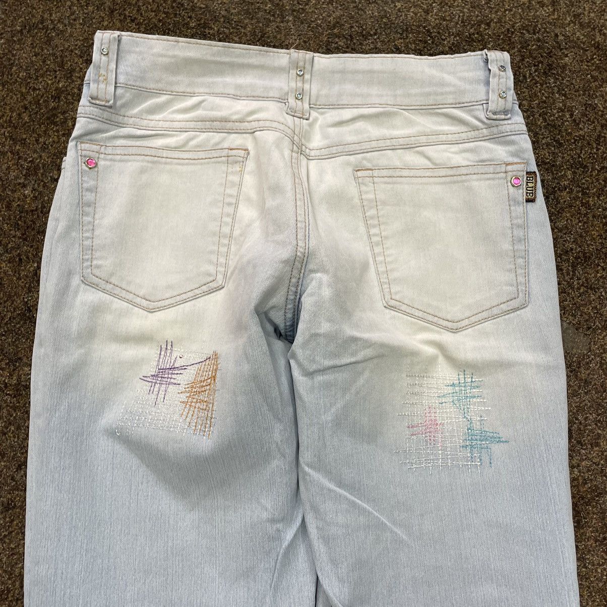 Vintage Vintage Y2K Baggy Wide Leg Flared Jeans Grunge Streetwear 33 Size 33" - 2 Thumbnail