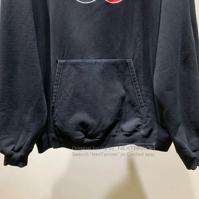Balenciaga Balenciaga Logo Pattern Loose Hoodie Sweatshirt Size US XS / EU 42 / 0 - 4 Thumbnail