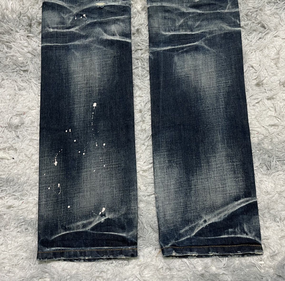 Tornado Mart 2000s TORNADO MART JAPAN SPLASH PAINT DISTRESSED JEANS Size US 34 / EU 50 - 14 Thumbnail