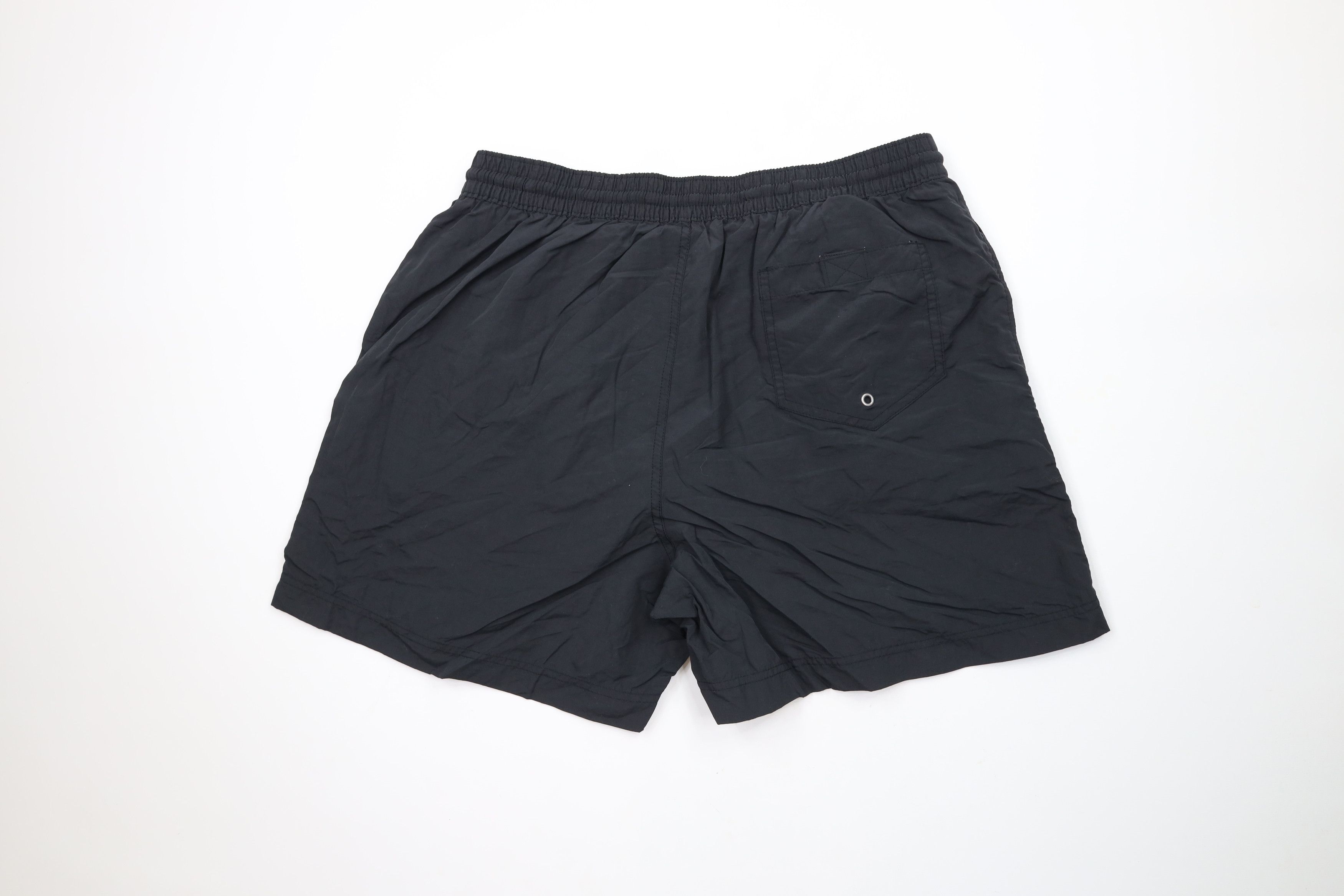 Ralph Lauren × Vintage Vintage 90s Ralph Lauren Above Knee Shorts Swim Trunks Black Size US 34 / EU 50 - 11 Thumbnail