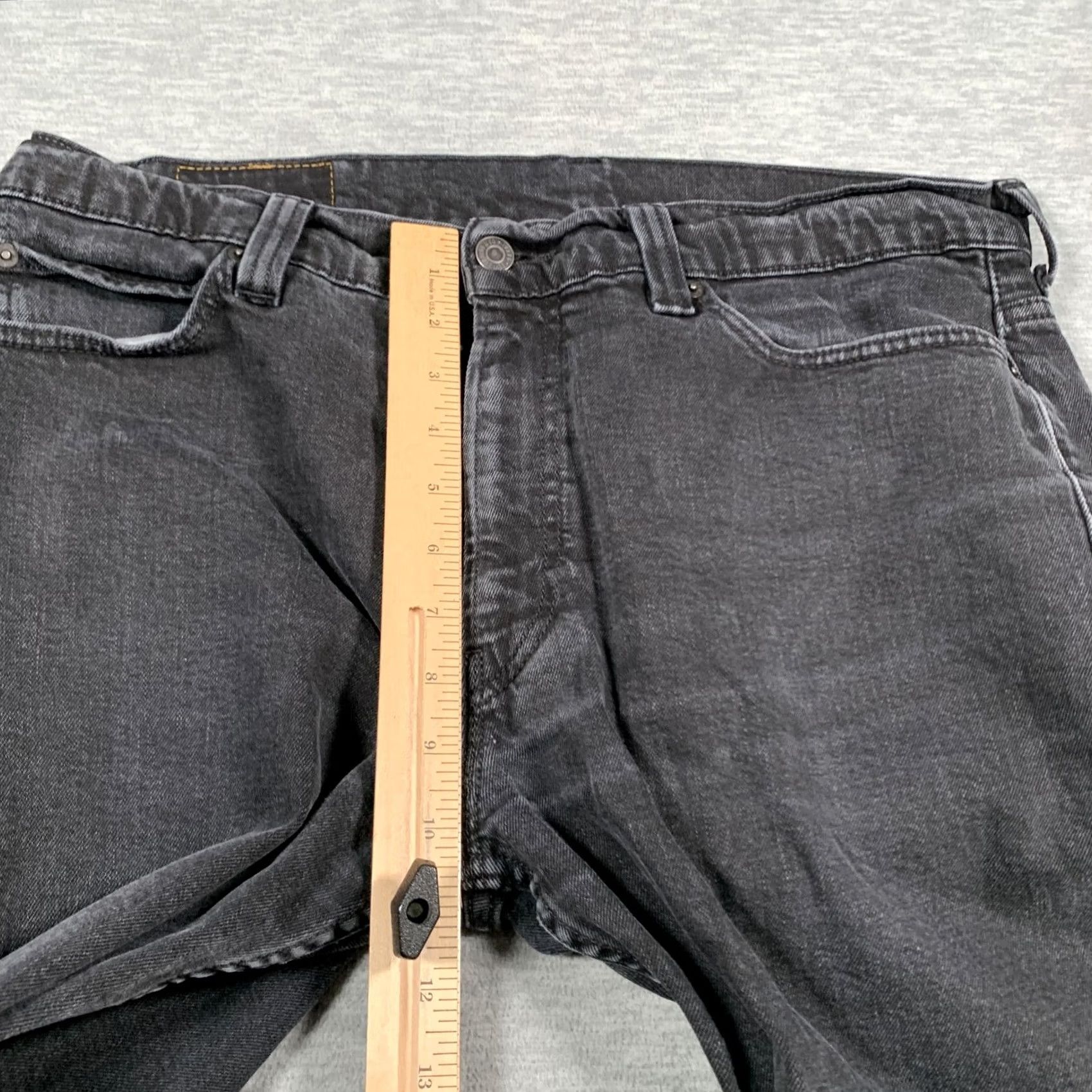 Levi's Levi's 505 Jeans Mens 36x30 Black Straight Denim Stretch Pants Size US 36 / EU 52 - 7 Thumbnail