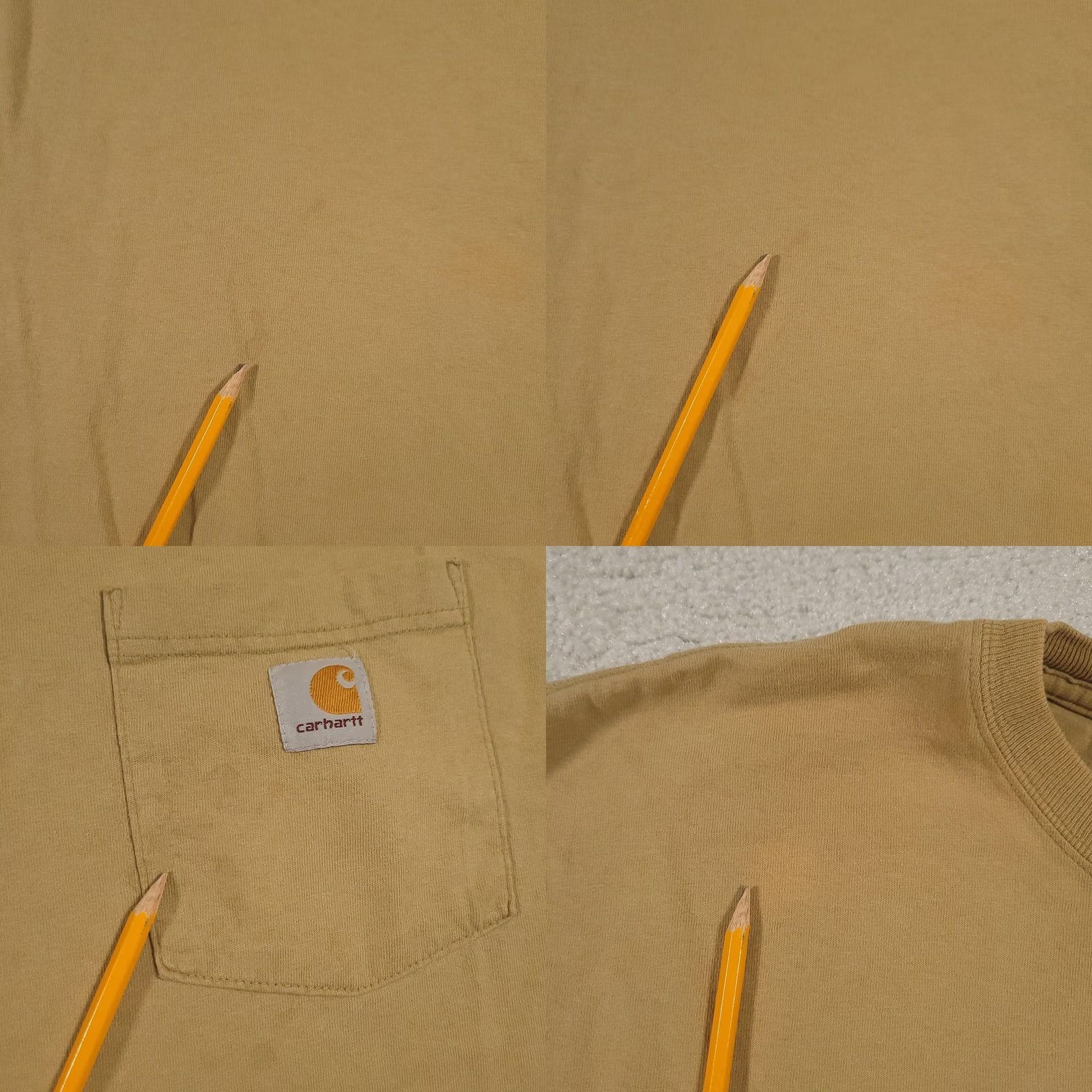 Carhartt Carhartt Shirt Mens 2XL Long Sleeve Pocket Workwear Crewneck Stains Brown Tan 2XL Mens Sleeve Long Pocket Workwear Crewneck Stains Carhartt Shirt Size US XXL / EU 58 / 5 - 8 Thumbnail