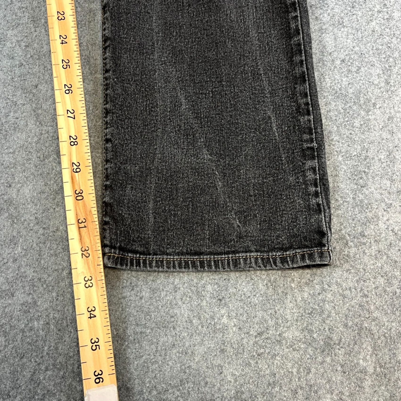 Vintage Armani Jeans Jeans Regular 34 34 Medium Wash Grey Stretch Logo Mens Size US 34 / EU 50 - 4 Thumbnail