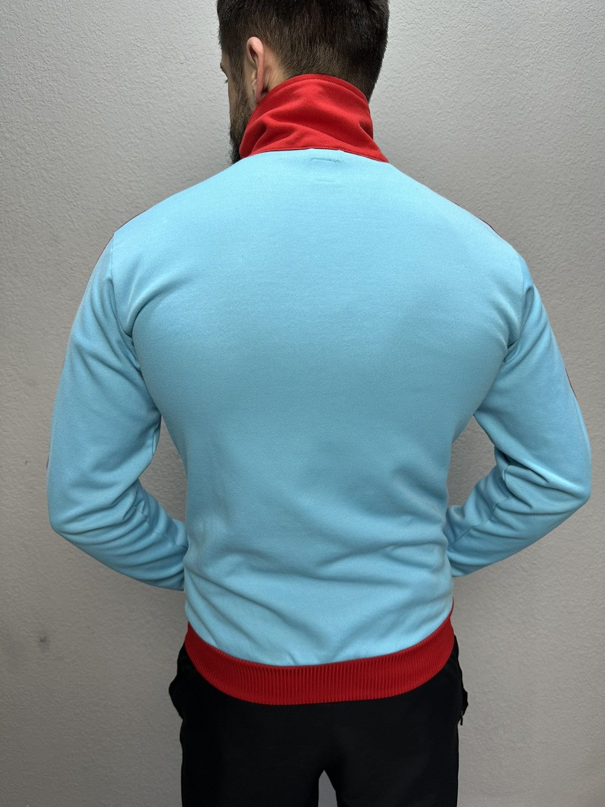Adidas × Vintage Vintage Adidas Blokecore Track Jacket Blue Big Logo Y2K Size US S / EU 44-46 / 1 - 7 Thumbnail